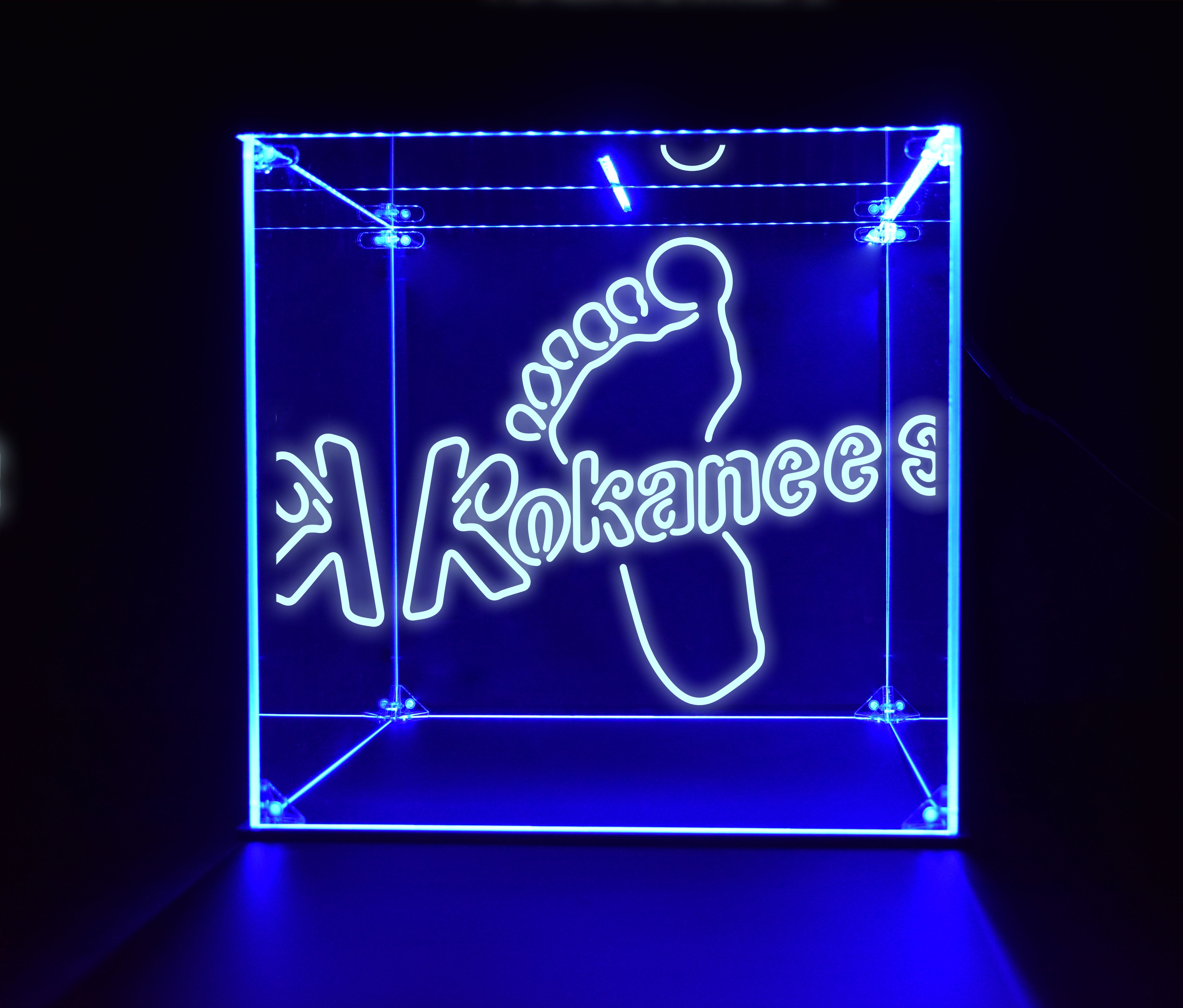 Wine, Champagne, Liquor, Beverage Bottle LED Display Case, Kokanee Foot Collection