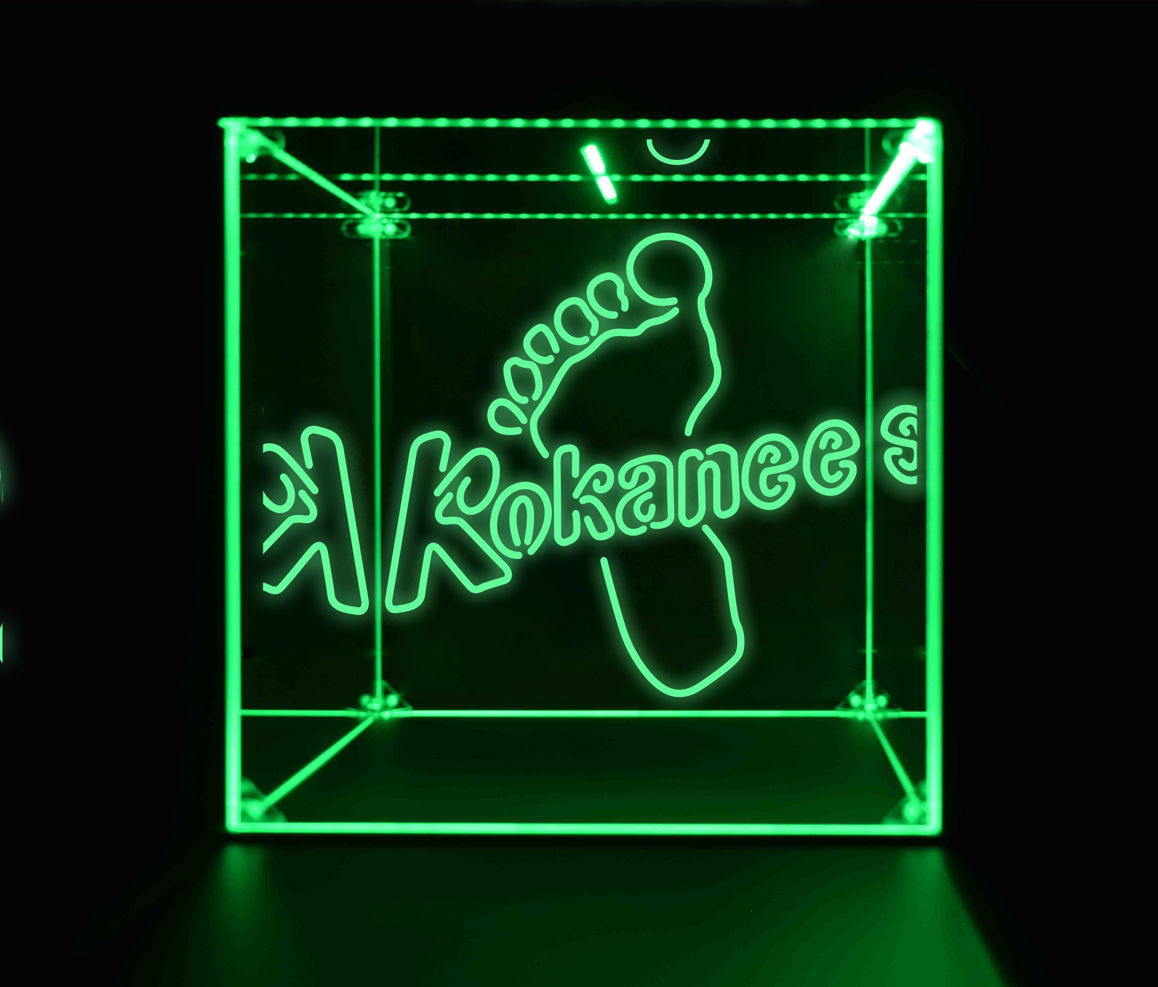 Wine, Champagne, Liquor, Beverage Bottle LED Display Case, Kokanee Foot Collection