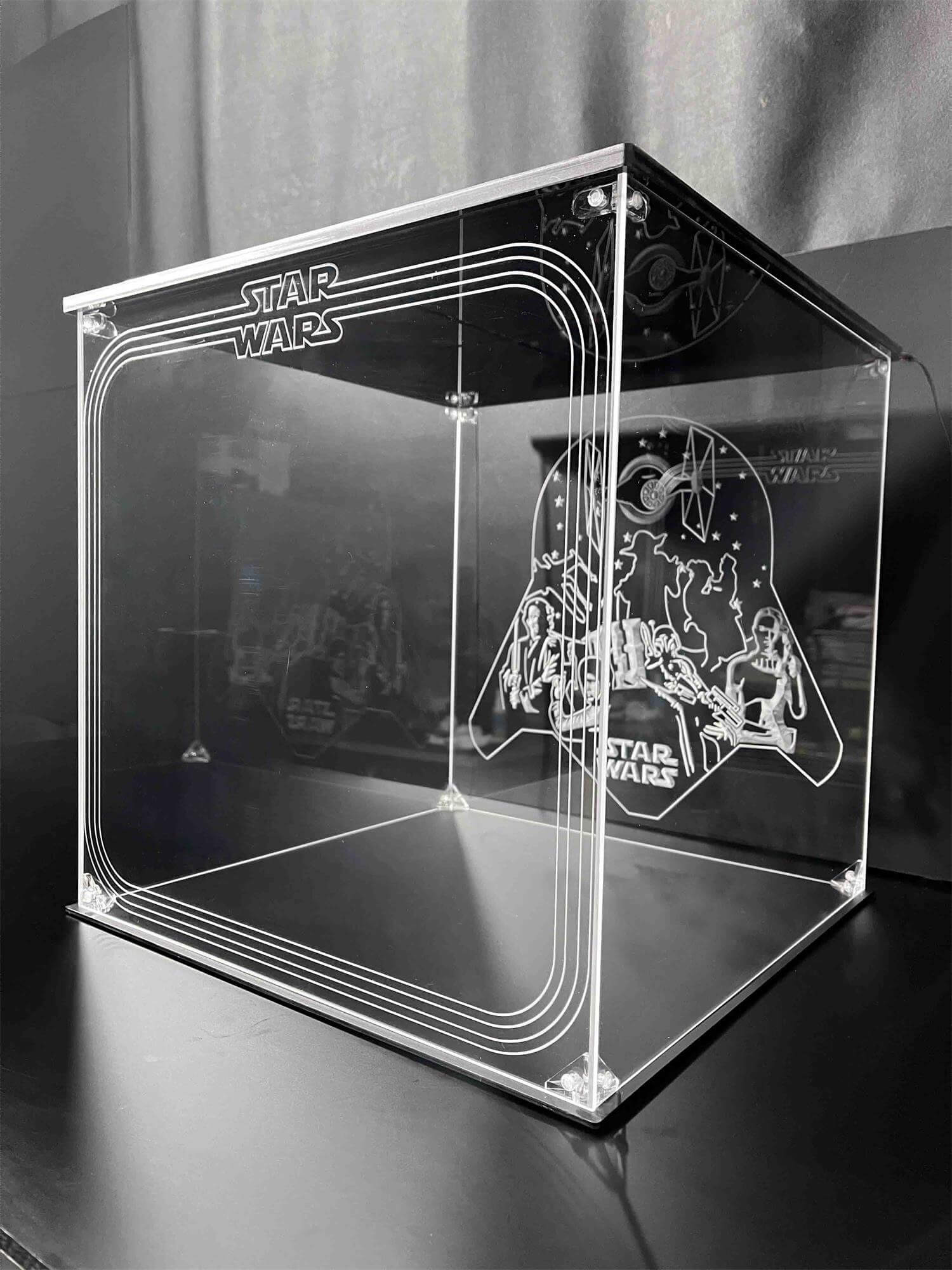 Custom LED Display Case For Lego Star Wars Sets, Lego Helmet, Collectible Figures