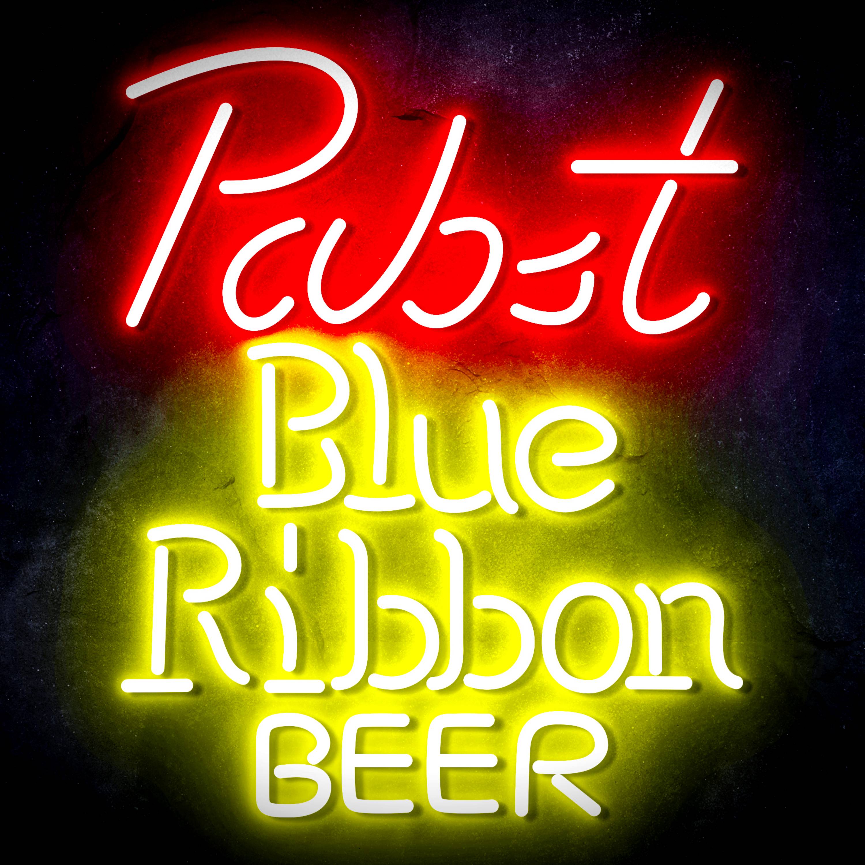 Pabst Blue Ribbon Beer Flex Neon-like LED Sign