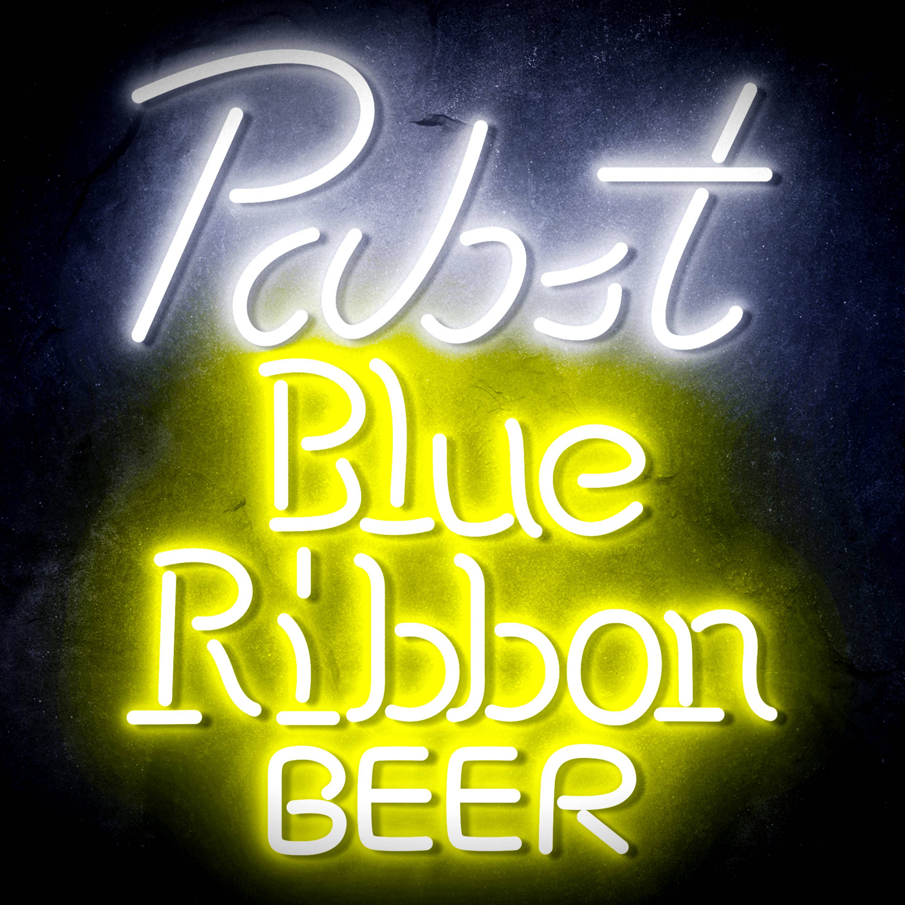 Pabst Blue Ribbon Beer Flex Neon-like LED Sign