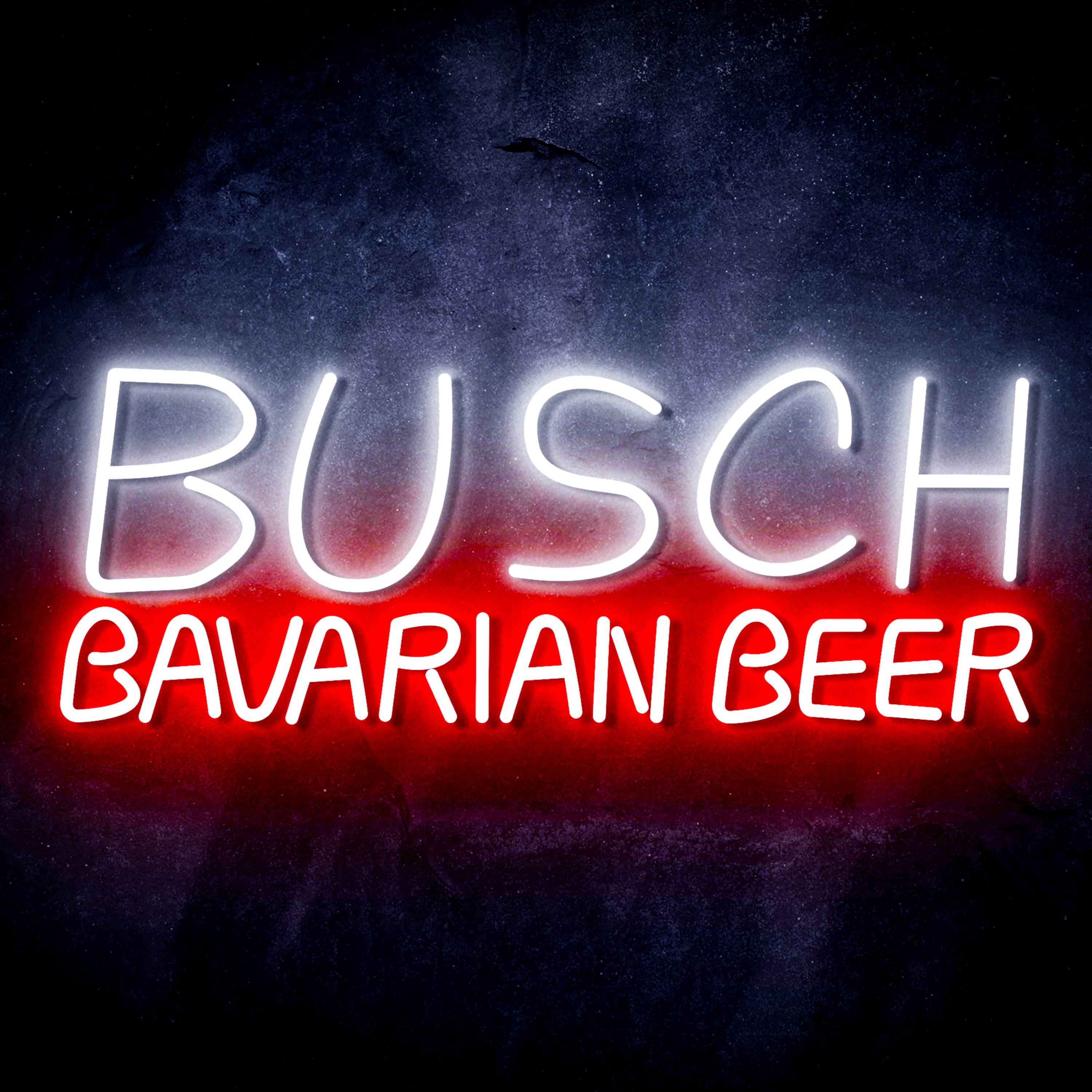 Busch Bavarian Beer Flex Neon-like LED Sign