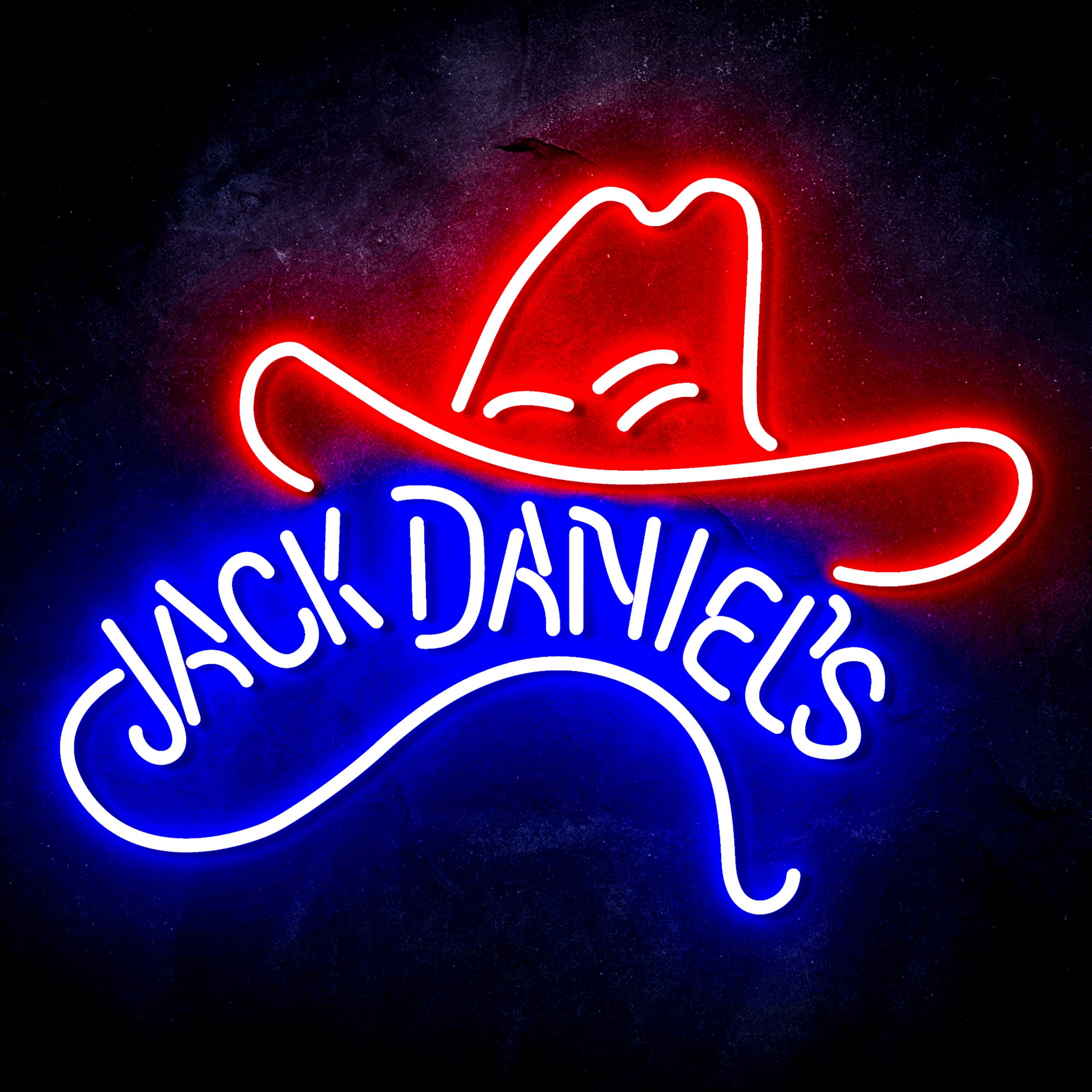 Jack Daniel's with Hat Flex Neon-like LED Sign