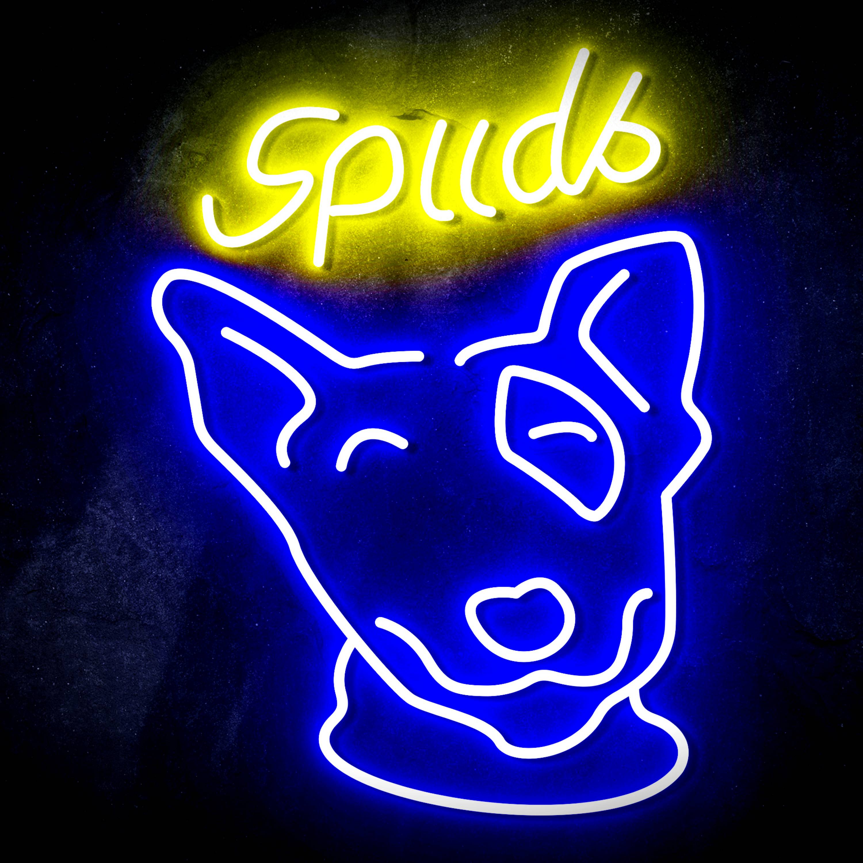 Spuds Bud Light Flex Neon-like LED Sign