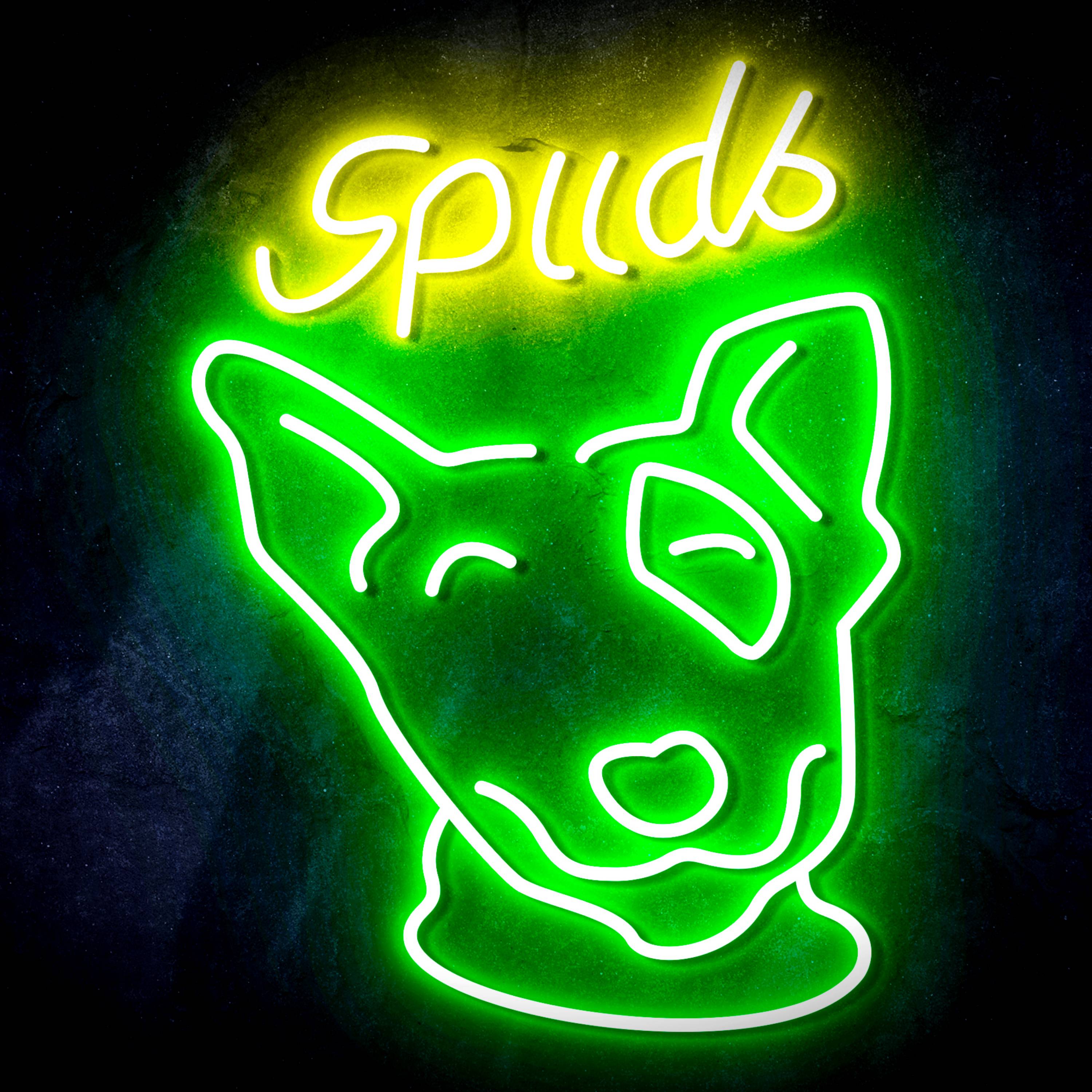 Spuds Bud Light Flex Neon-like LED Sign