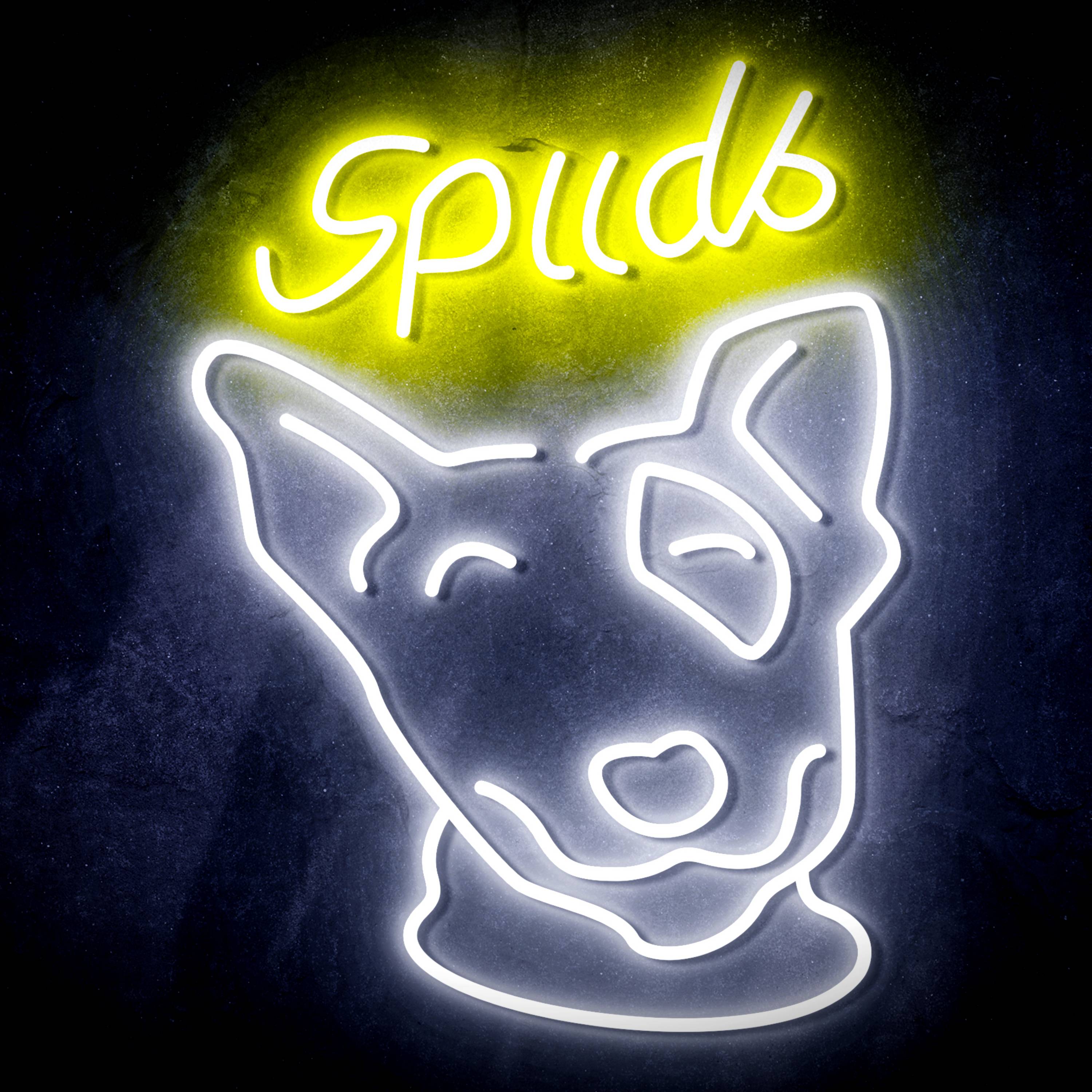 Spuds Bud Light Flex Neon-like LED Sign