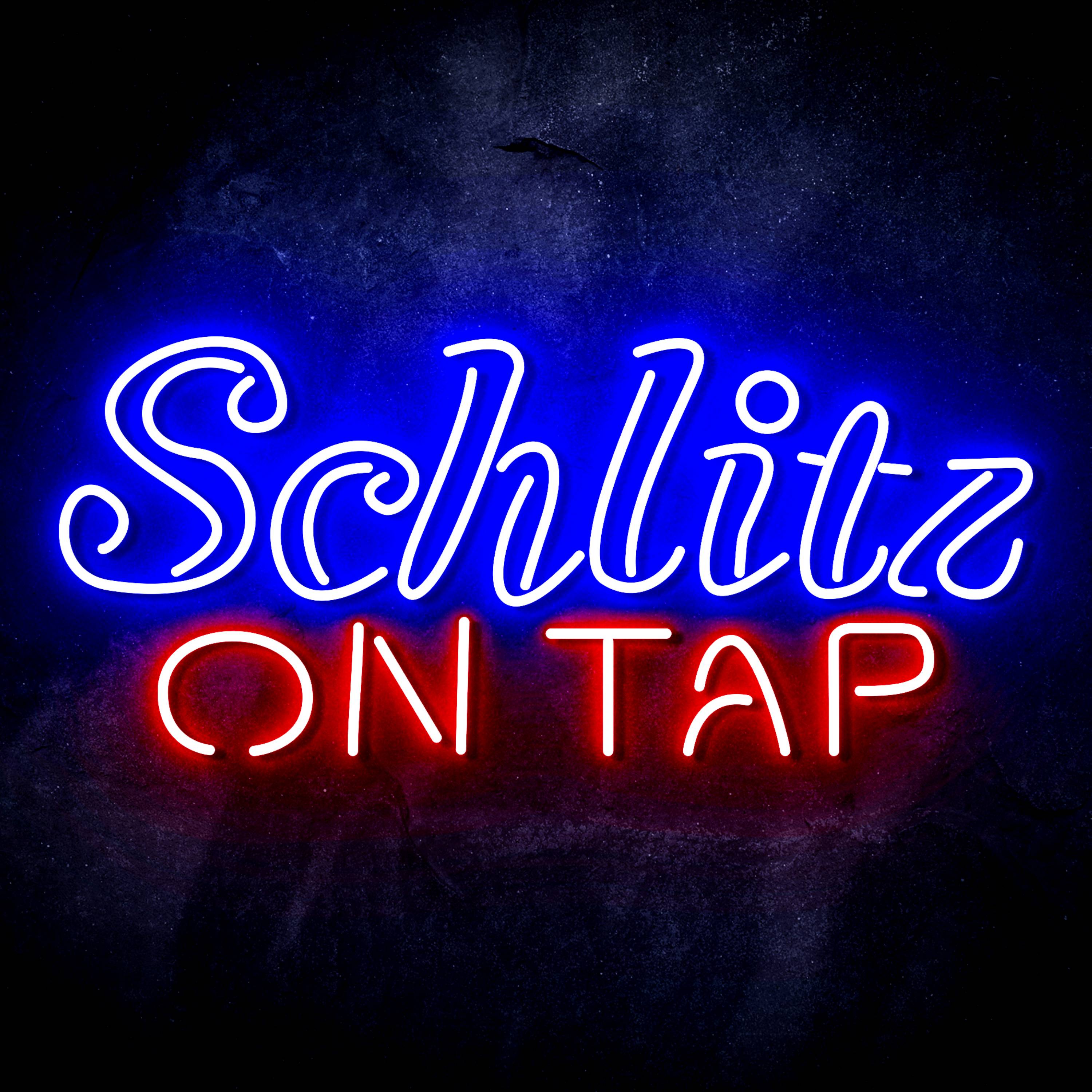 Schlitz On Tap Flex Neon-like LED Sign