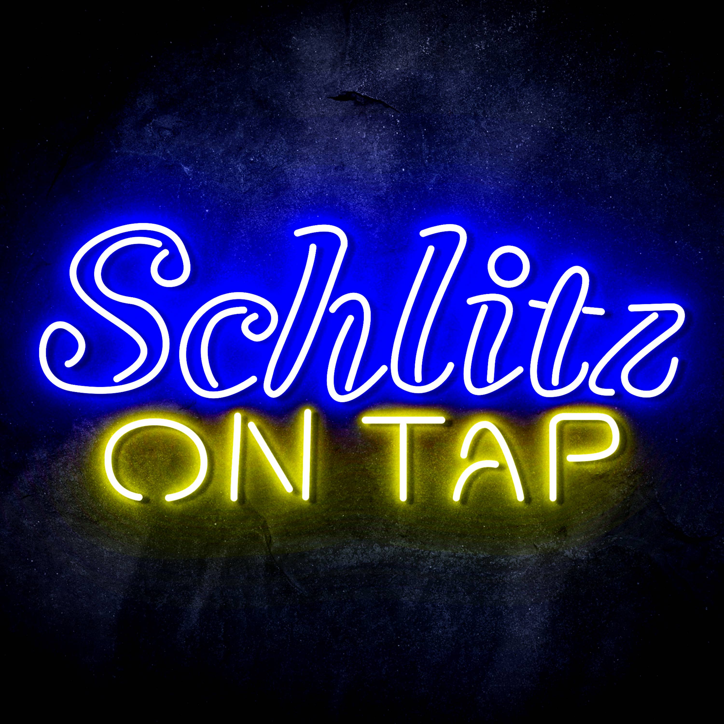 Schlitz On Tap Flex Neon-like LED Sign