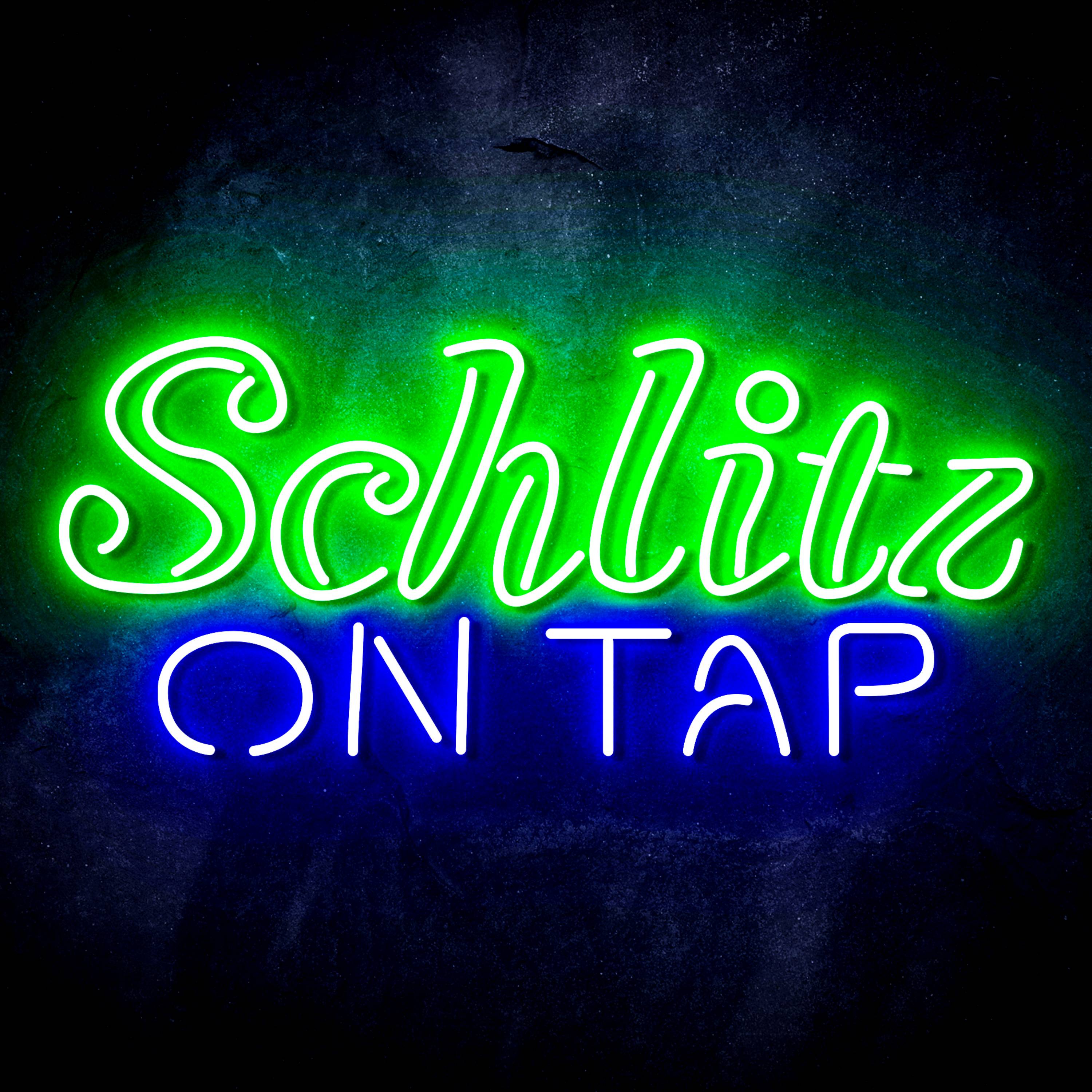 Schlitz On Tap Flex Neon-like LED Sign