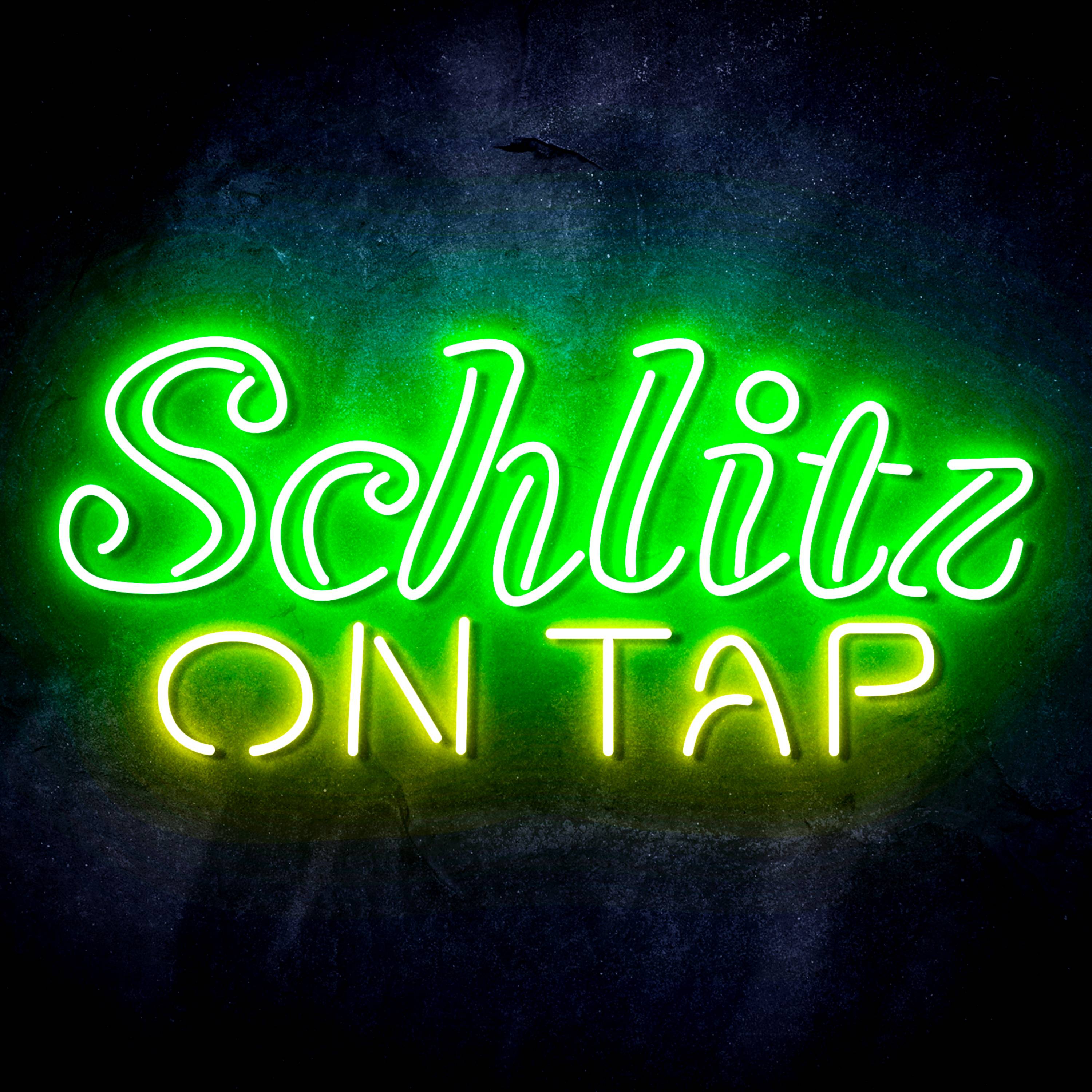 Schlitz On Tap Flex Neon-like LED Sign