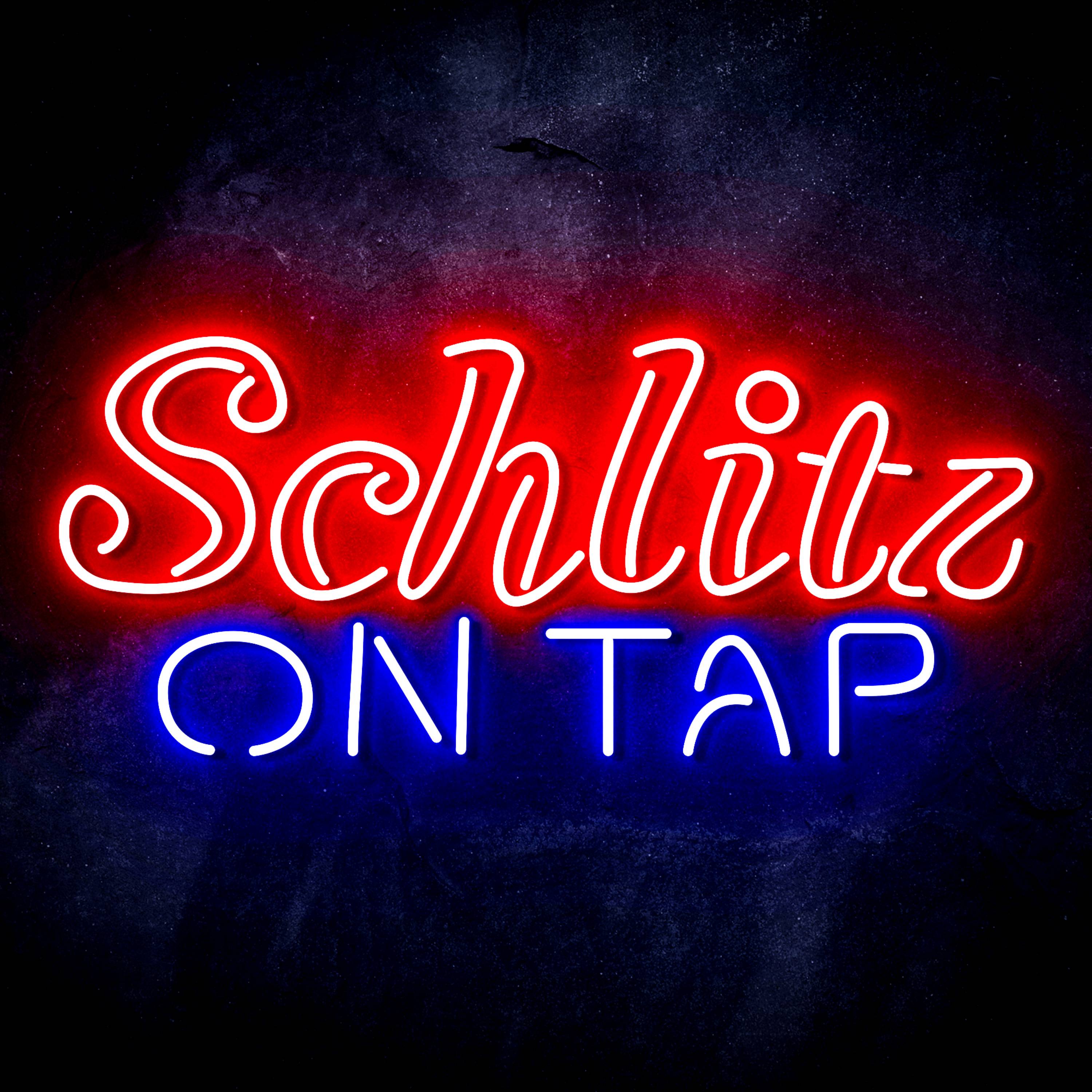 Schlitz On Tap Flex Neon-like LED Sign