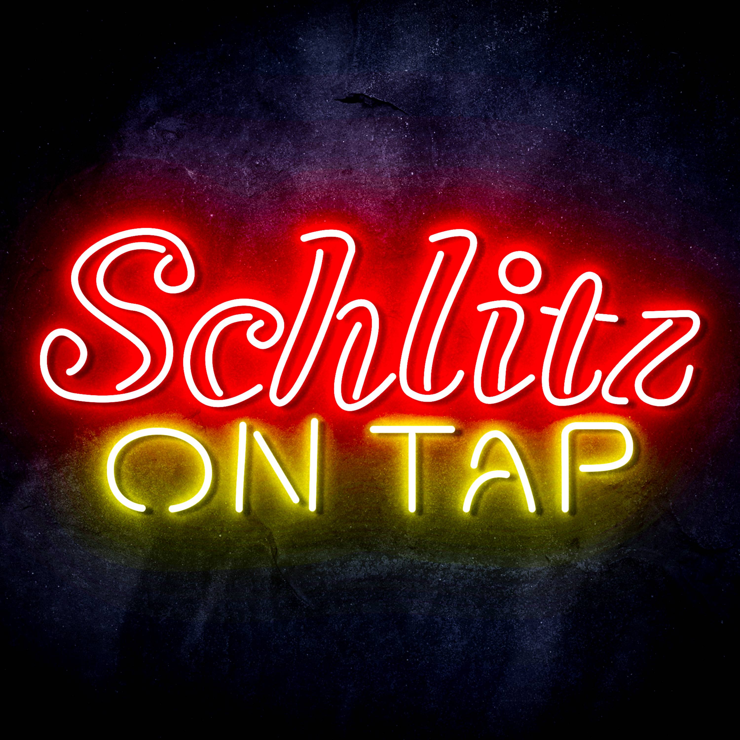 Schlitz On Tap Flex Neon-like LED Sign