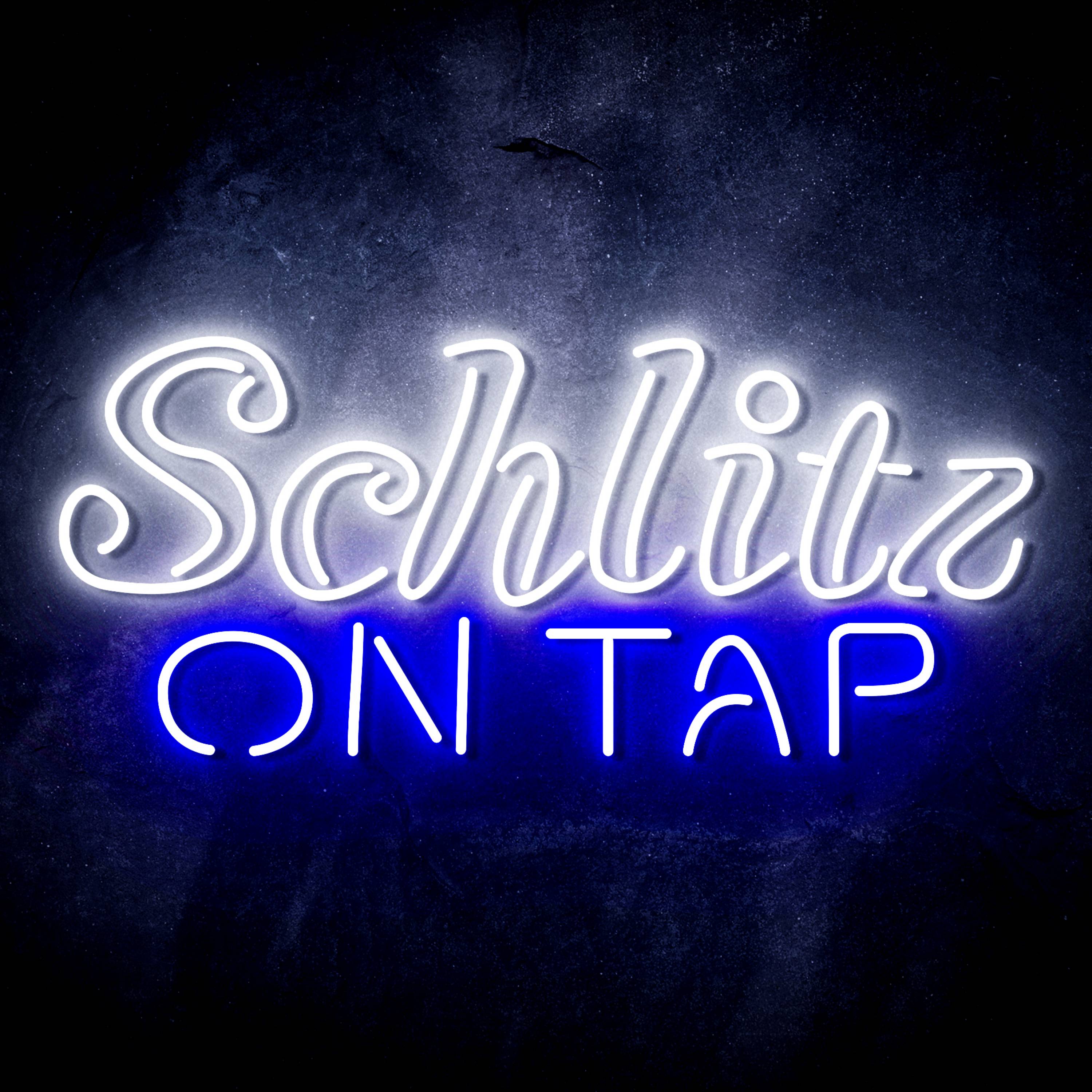 Schlitz On Tap Flex Neon-like LED Sign