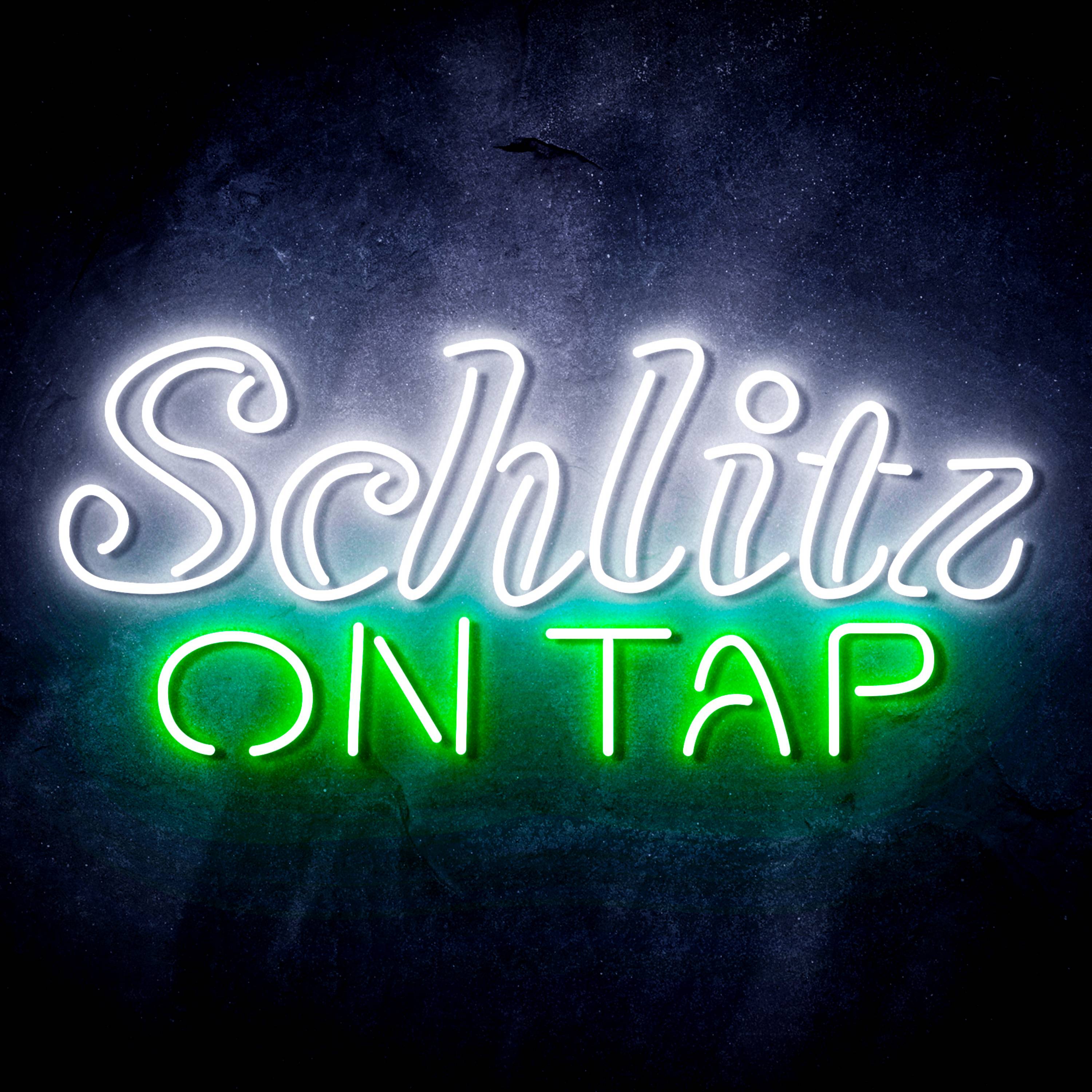 Schlitz On Tap Flex Neon-like LED Sign