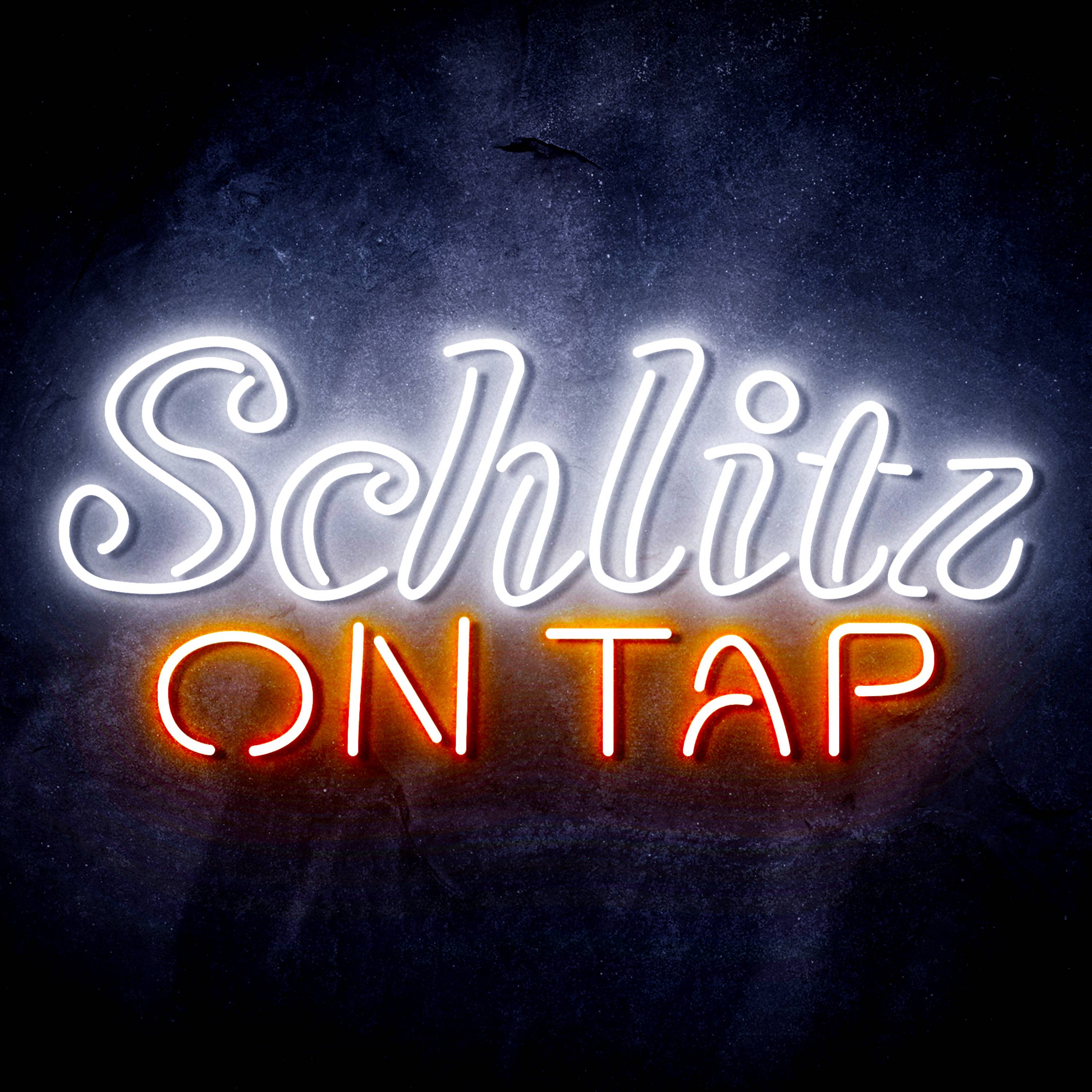 Schlitz On Tap Flex Neon-like LED Sign