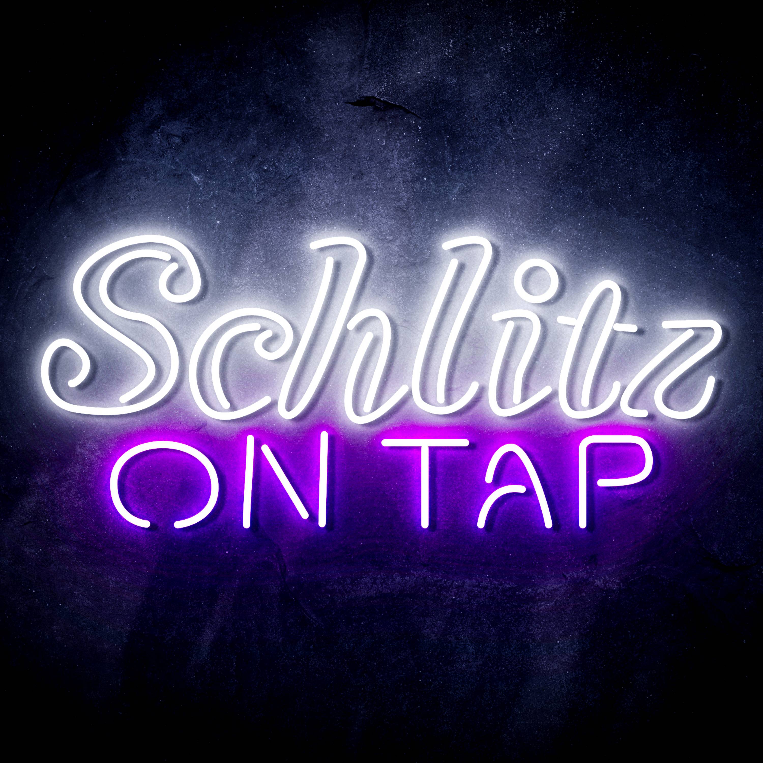 Schlitz On Tap Flex Neon-like LED Sign