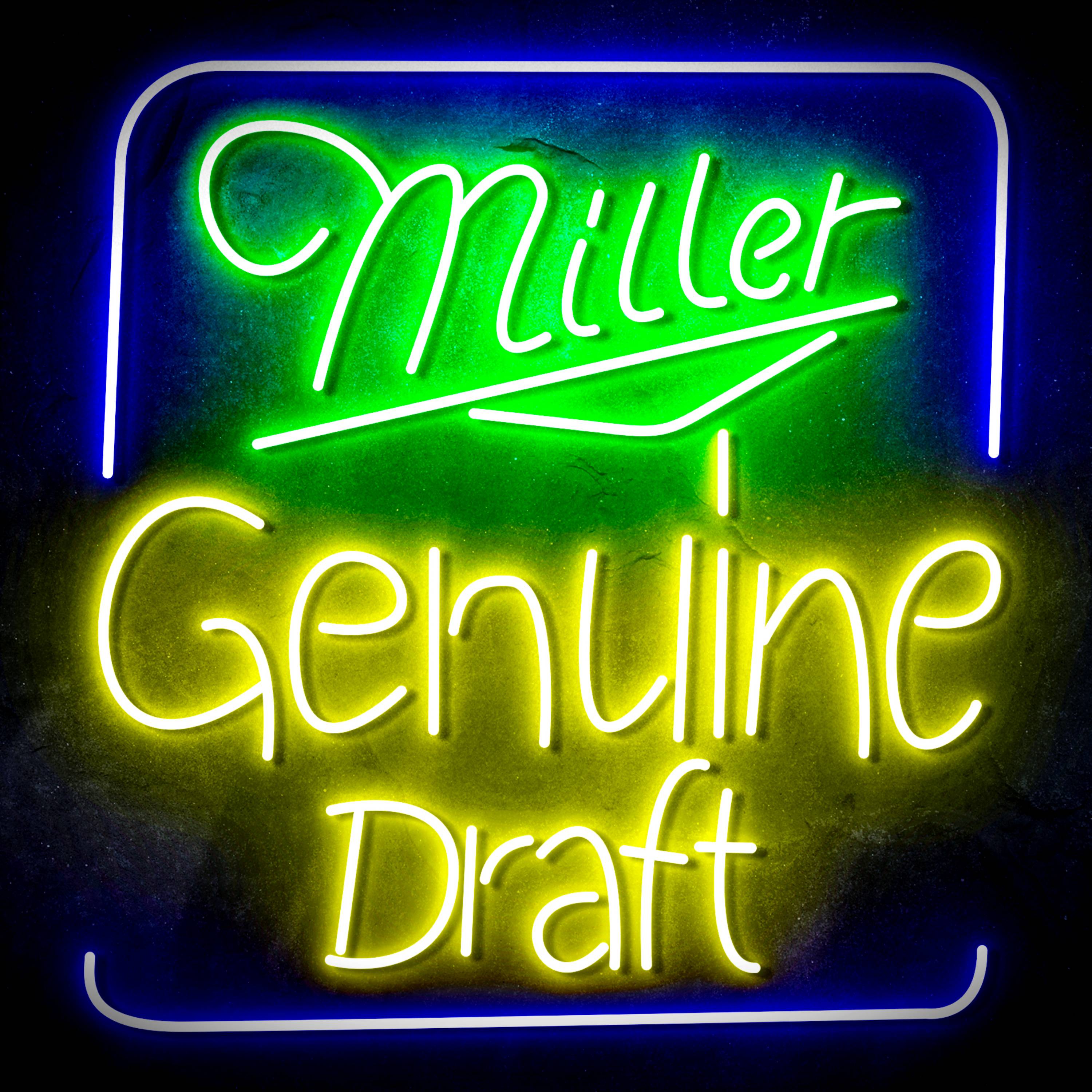 Miller Genuine Draft Flex Neon-like LED Sign