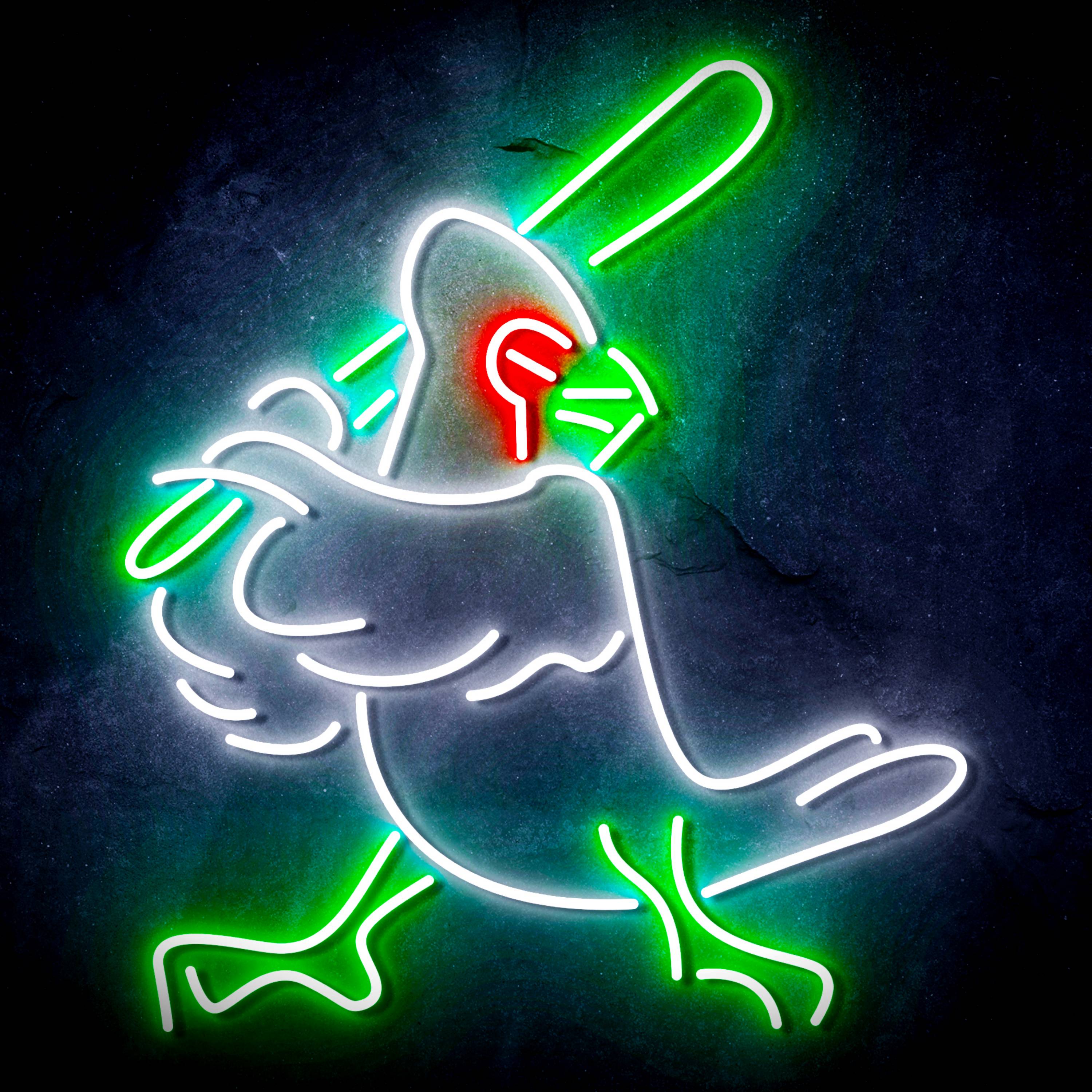 Busch Beer Cardinal Flex Neon-like LED Sign