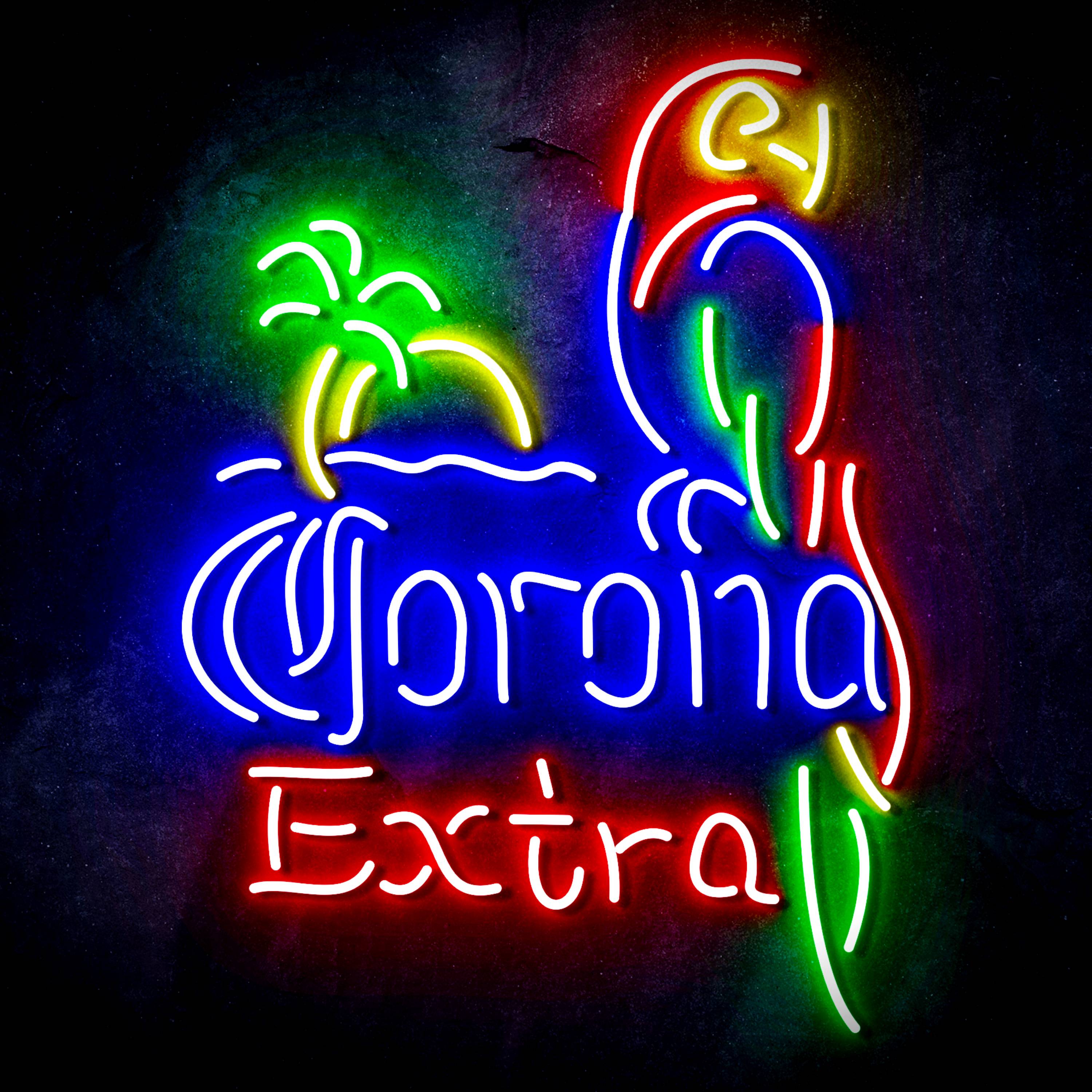 Corona Extra with Cadinal Flex Neon-like LED Sign