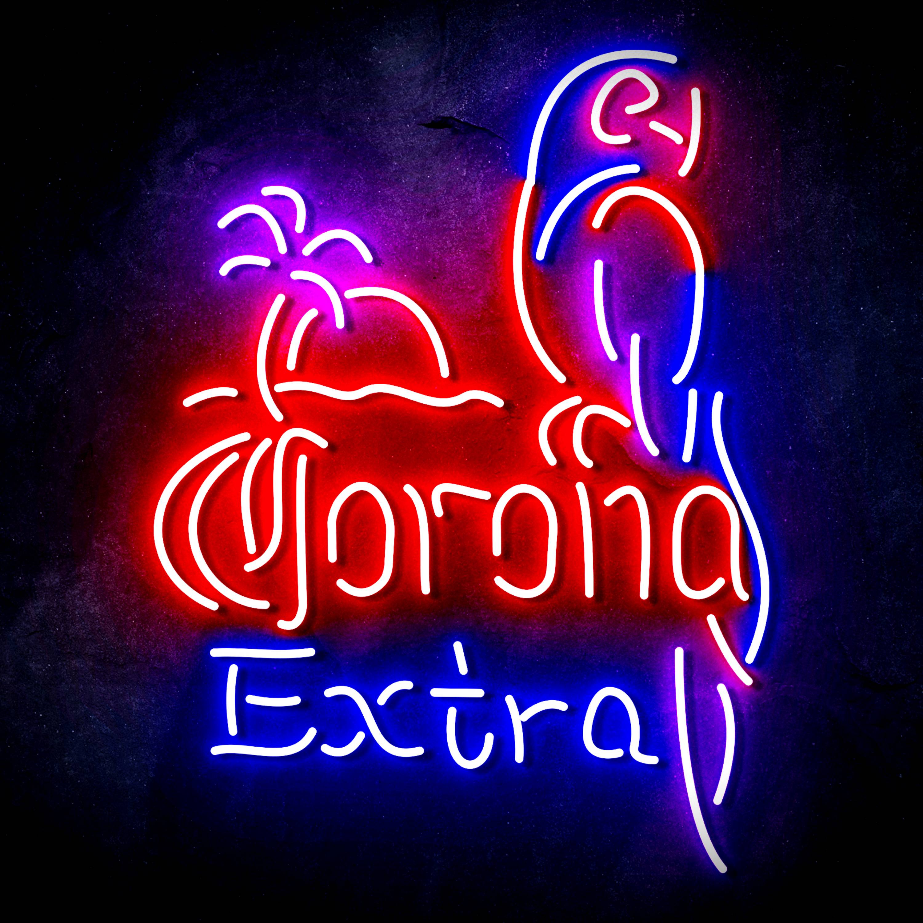 Corona Extra with Cadinal Flex Neon-like LED Sign