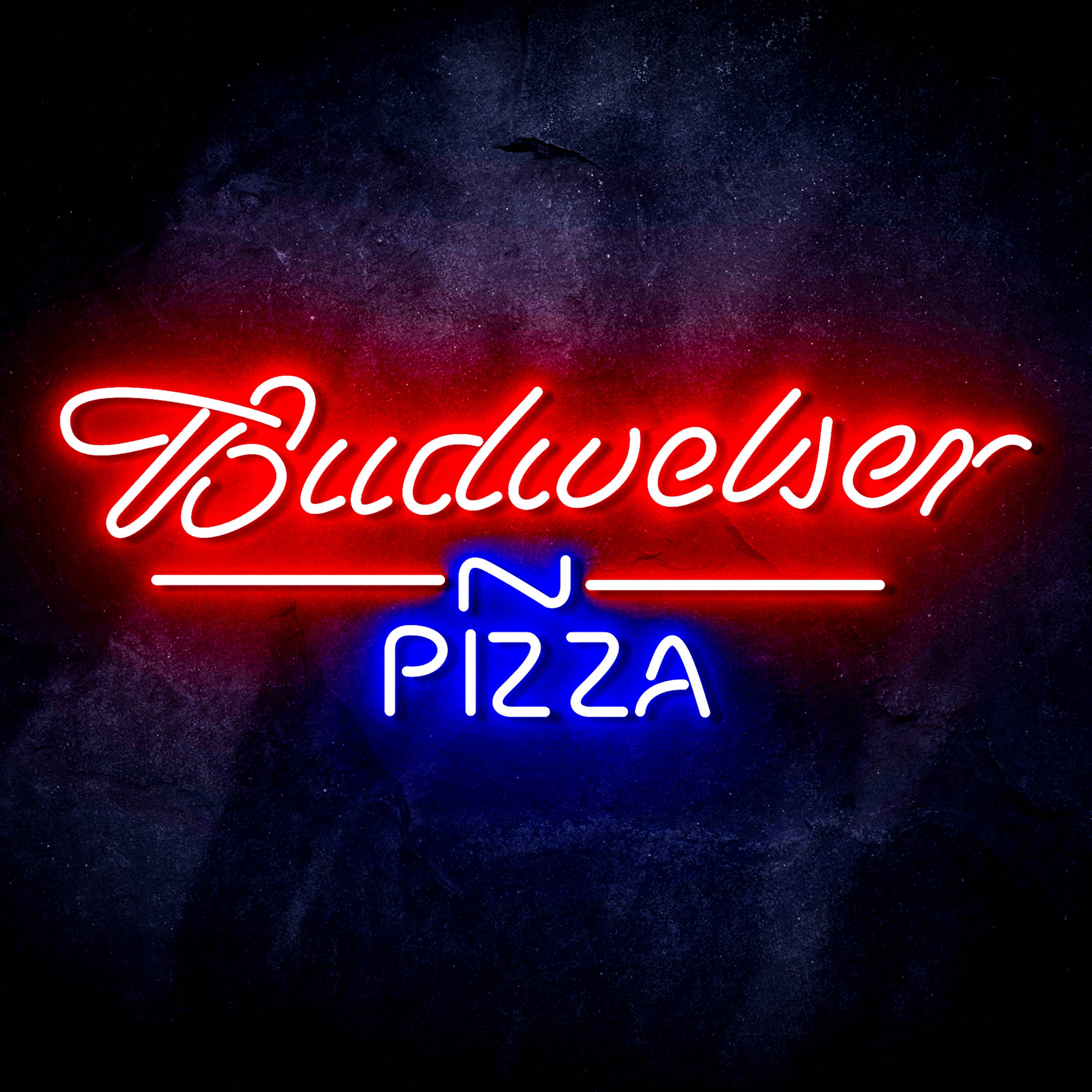 Budweiser Pizza Flex Neon-like LED Sign