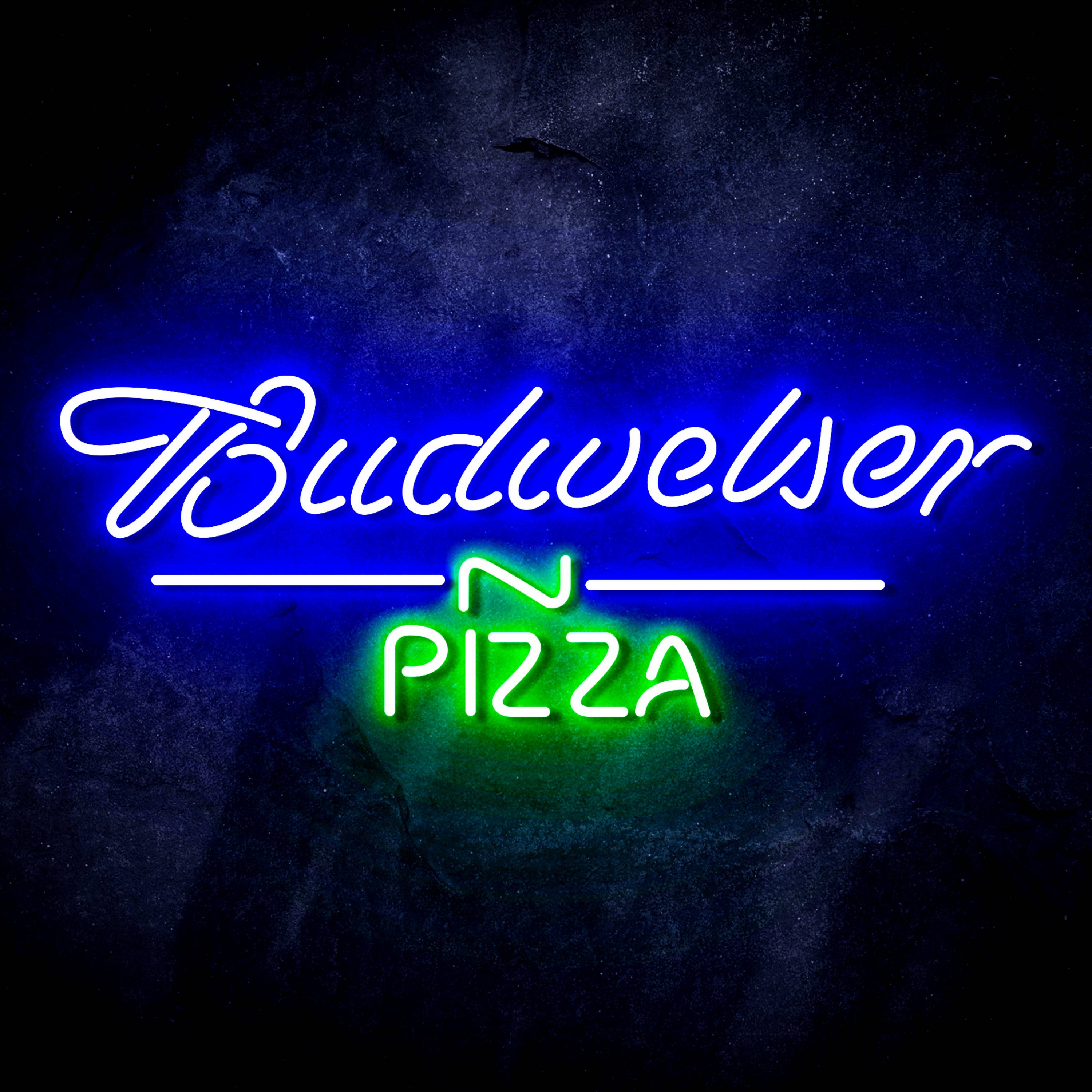 Budweiser Pizza Flex Neon-like LED Sign