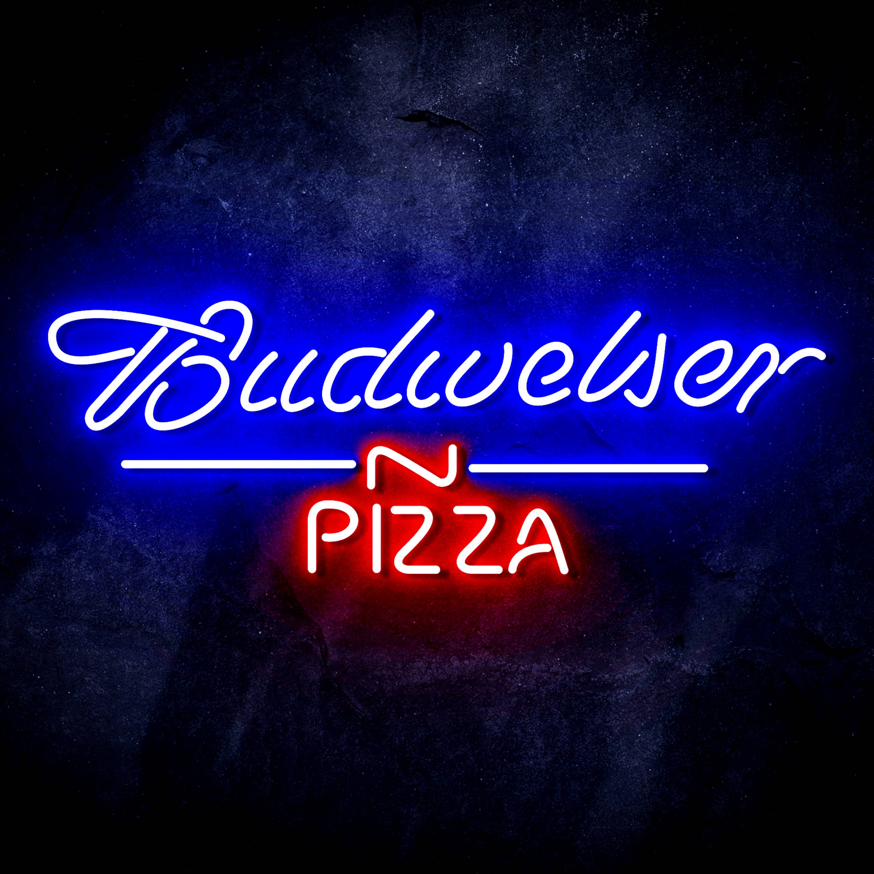 Budweiser Pizza Flex Neon-like LED Sign