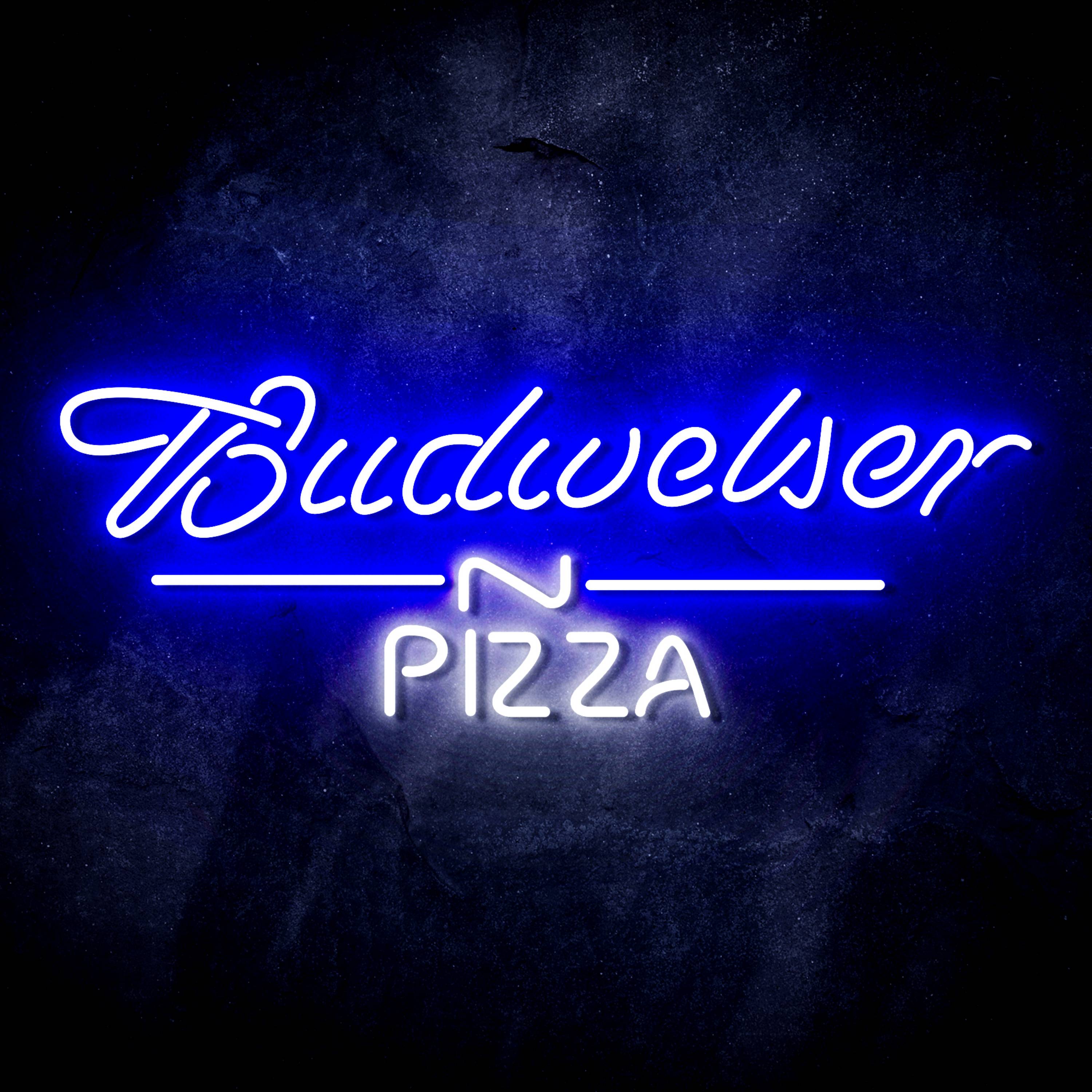 Budweiser Pizza Flex Neon-like LED Sign