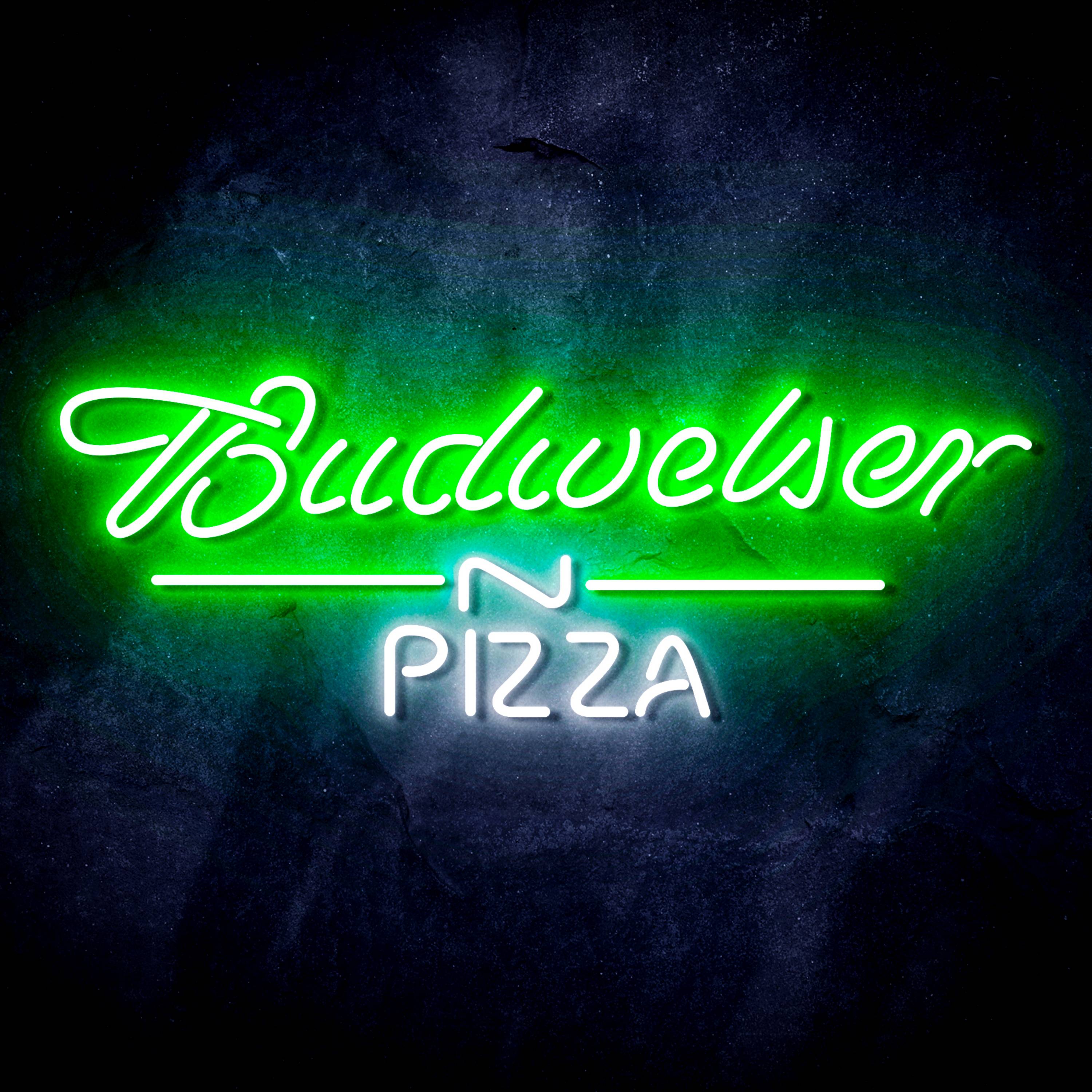 Budweiser Pizza Flex Neon-like LED Sign