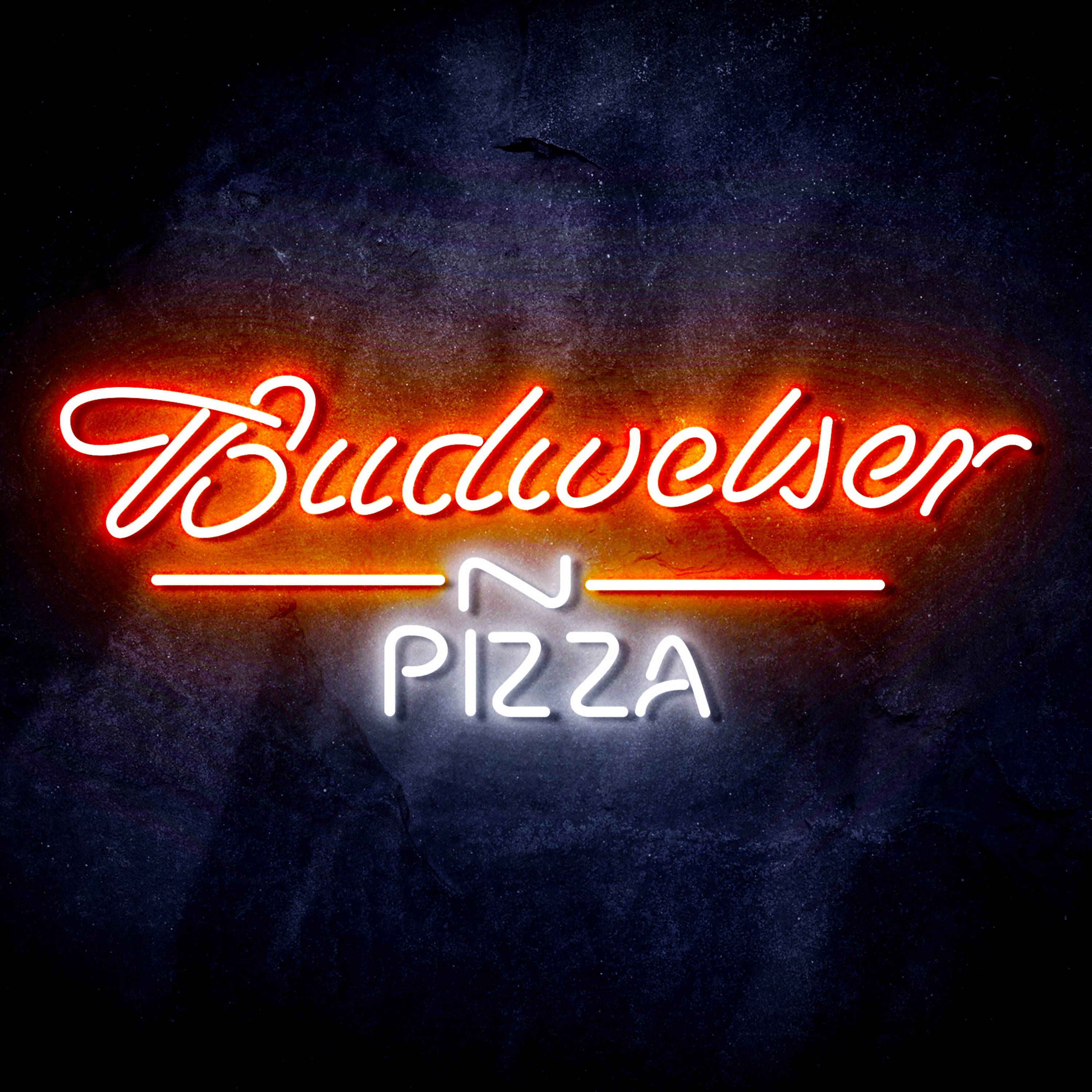 Budweiser Pizza Flex Neon-like LED Sign