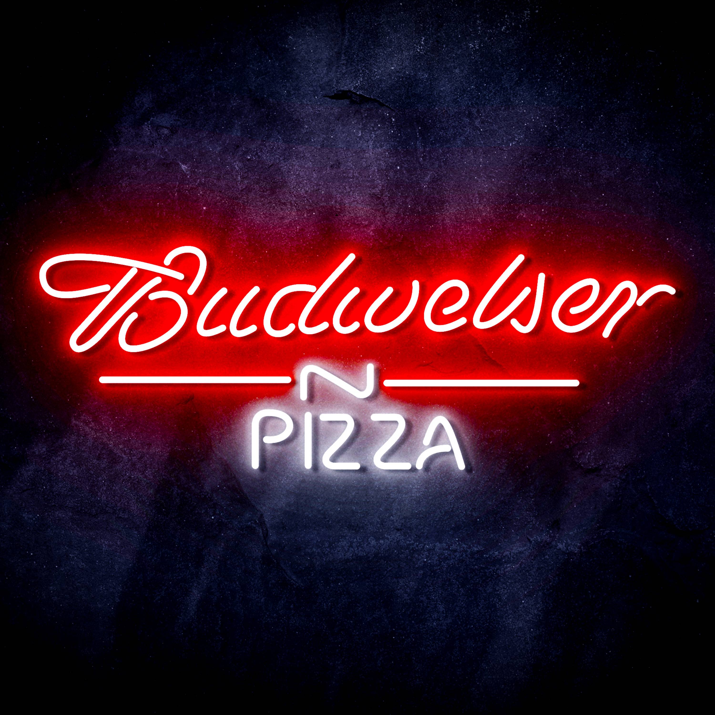 Budweiser Pizza Flex Neon-like LED Sign