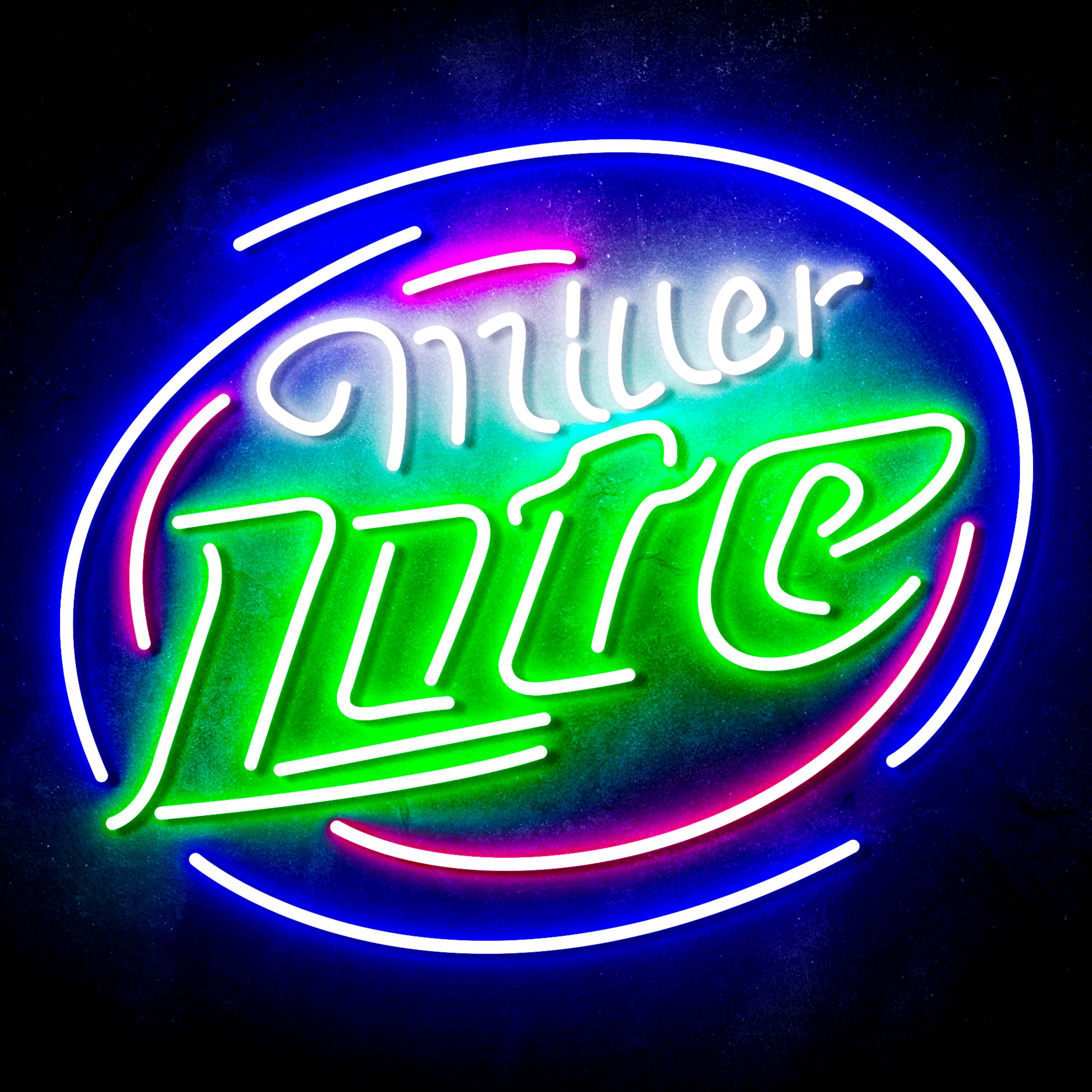 Miller Lite Flex Neon-like LED Sign