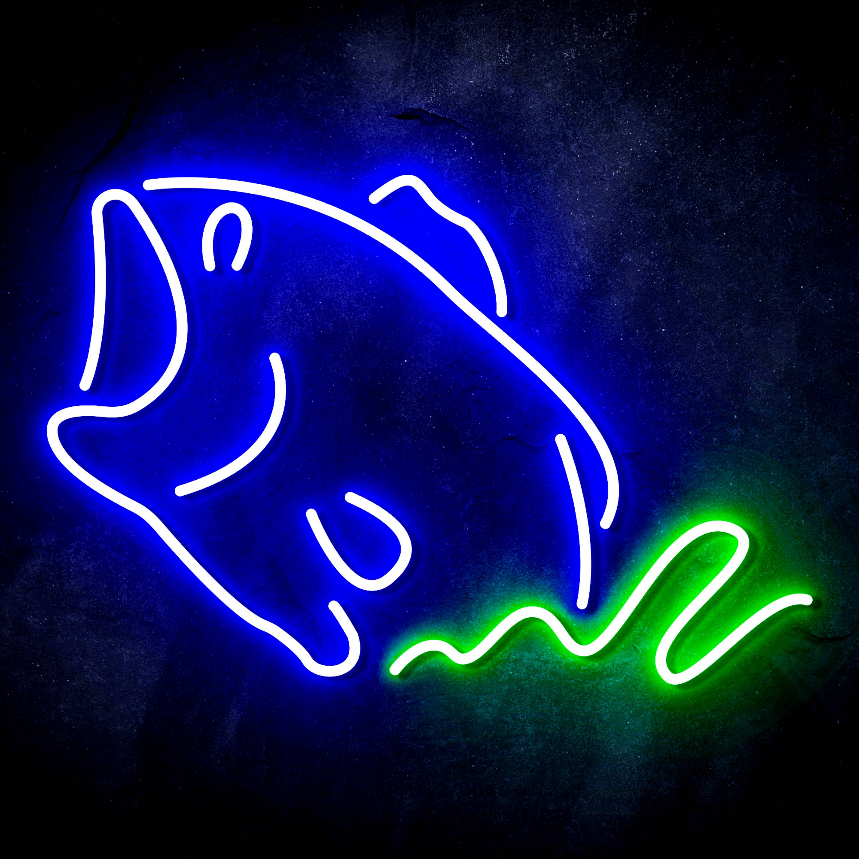 Fish for Busch Flex Neon-like LED Sign