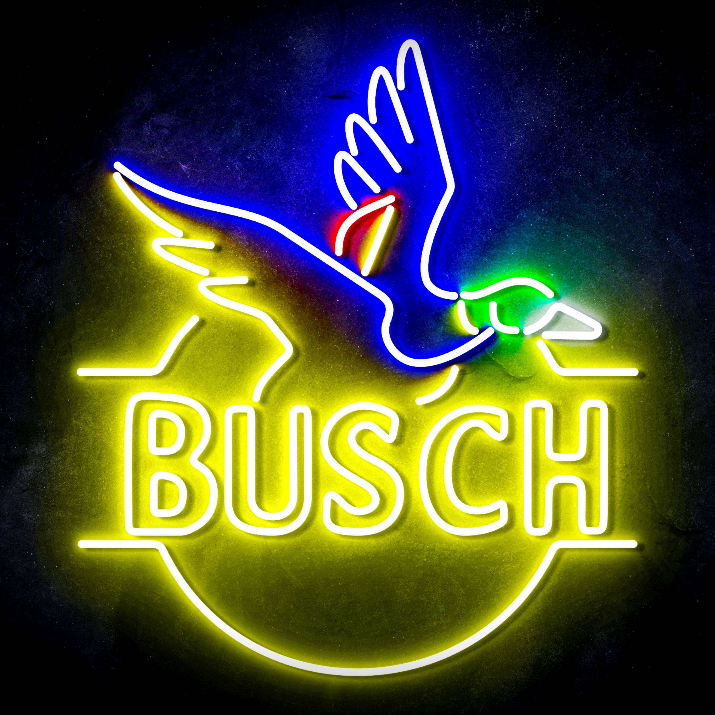 Busch with Bird Flex Neon-like LED Sign