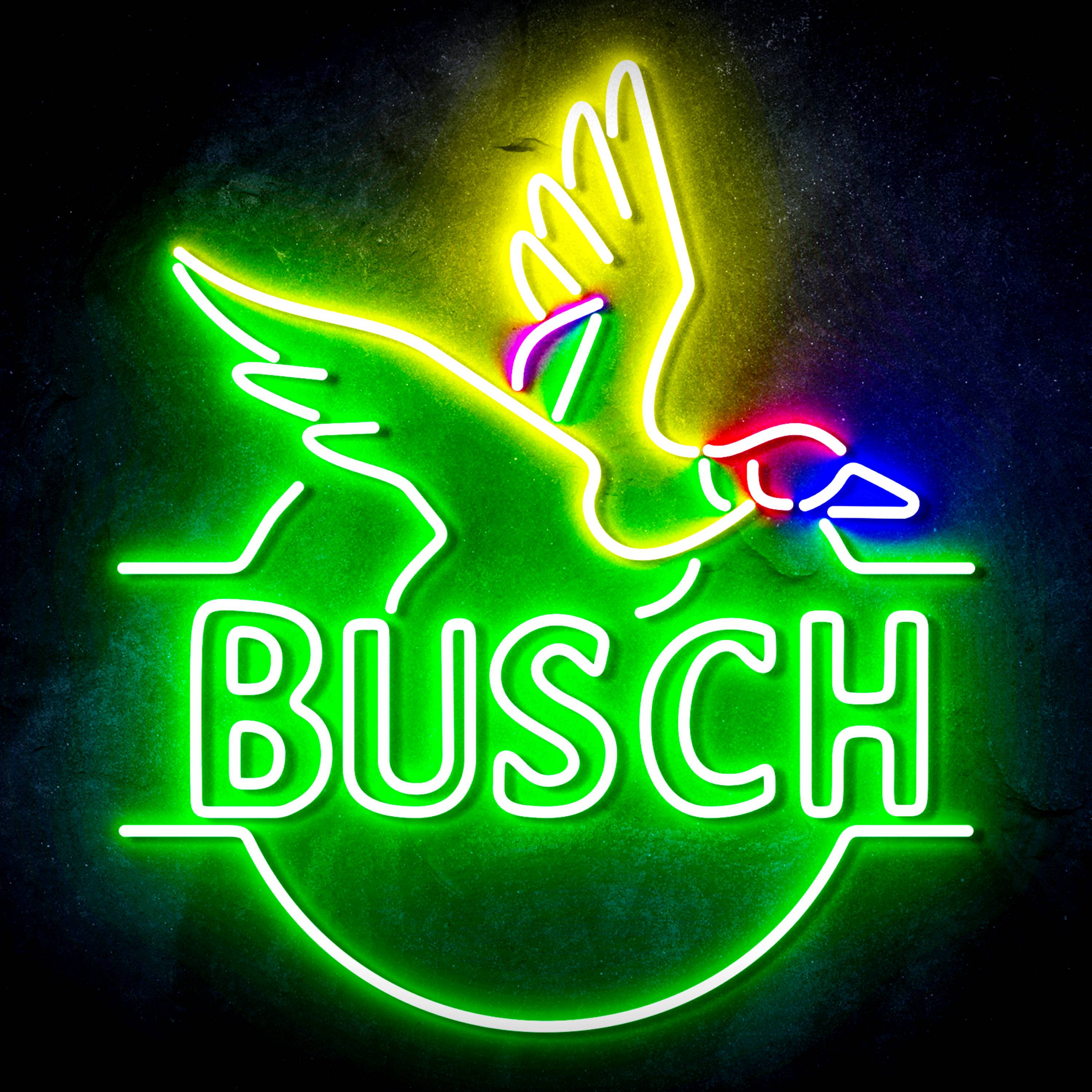 Busch with Bird Flex Neon-like LED Sign