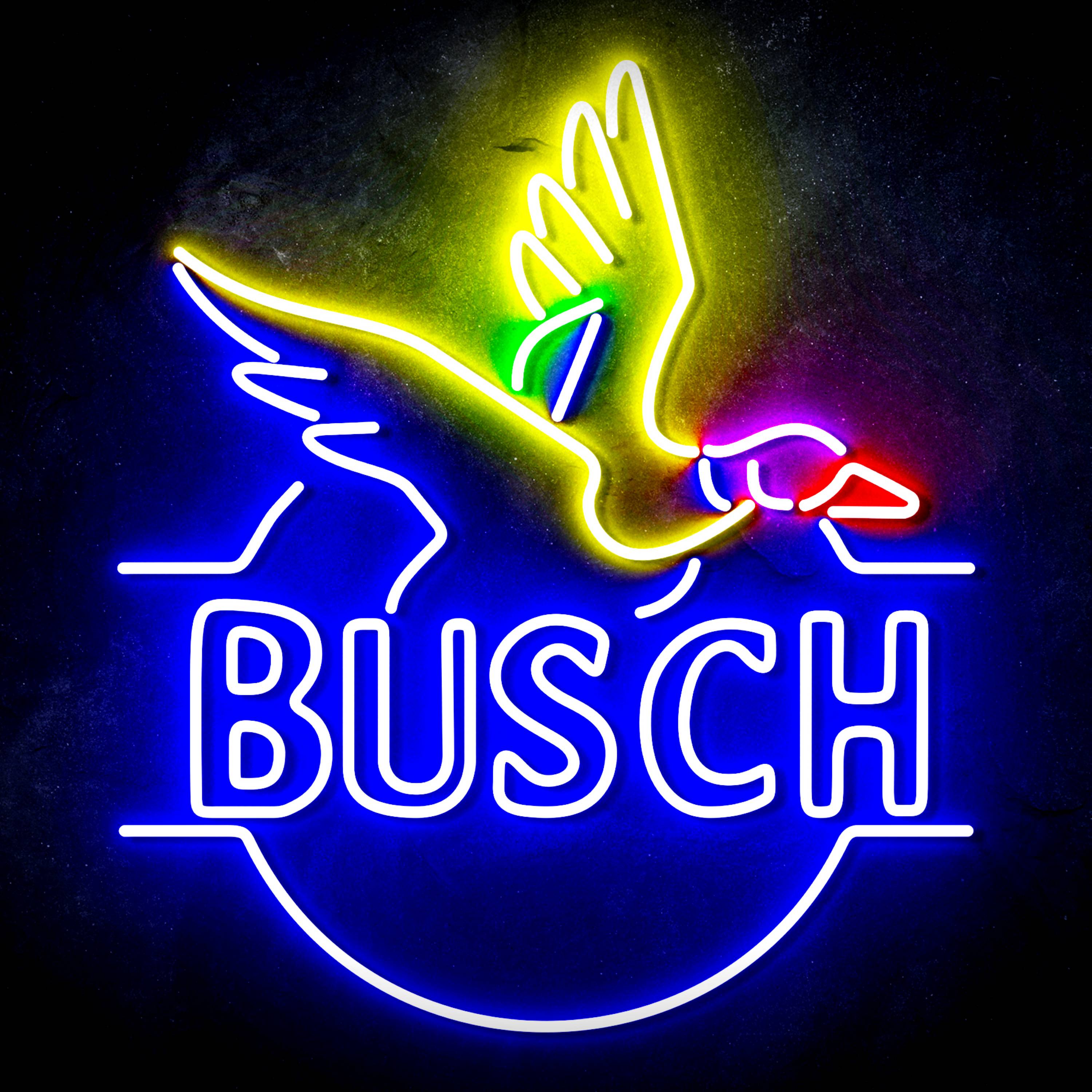 Busch with Bird Flex Neon-like LED Sign