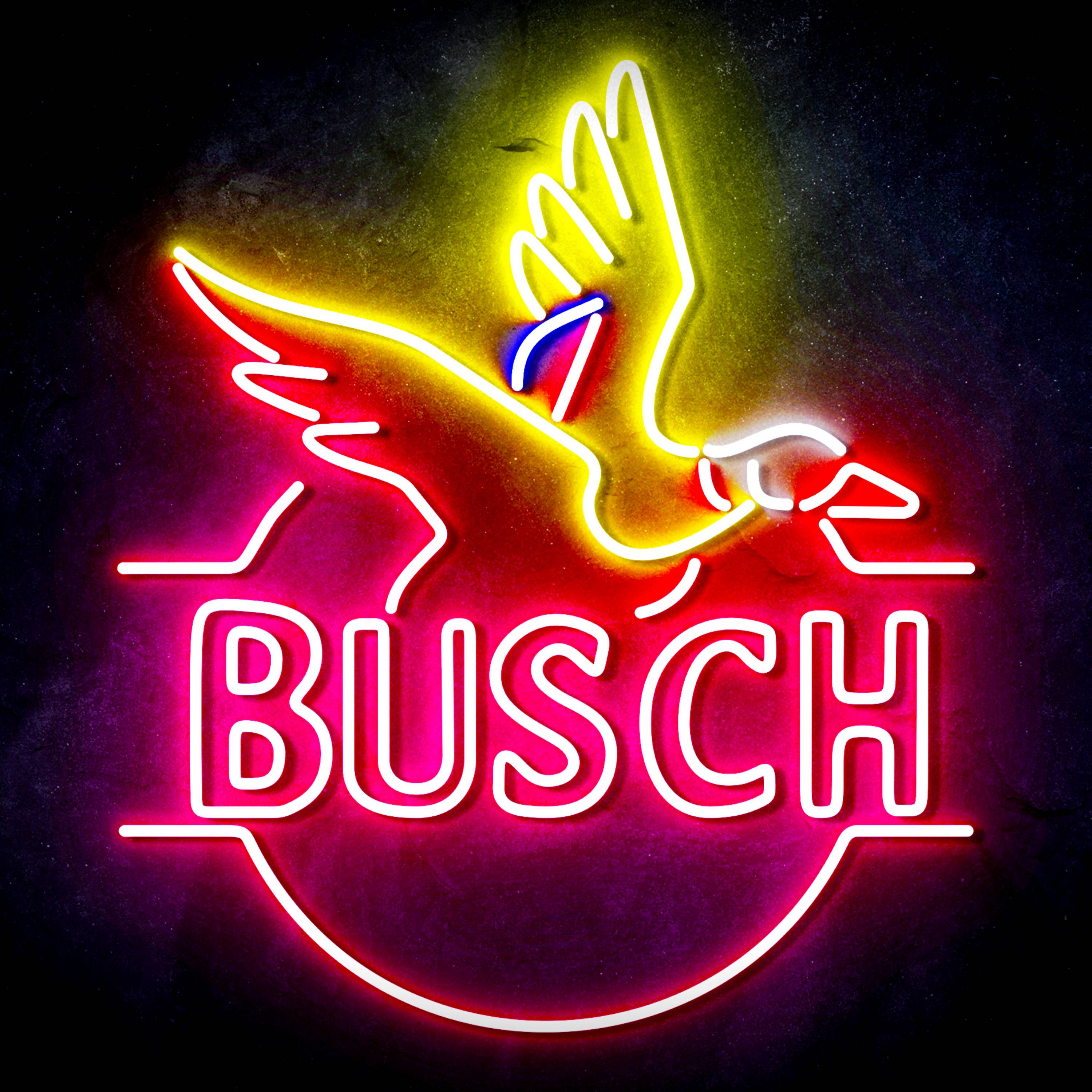 Busch with Bird Flex Neon-like LED Sign