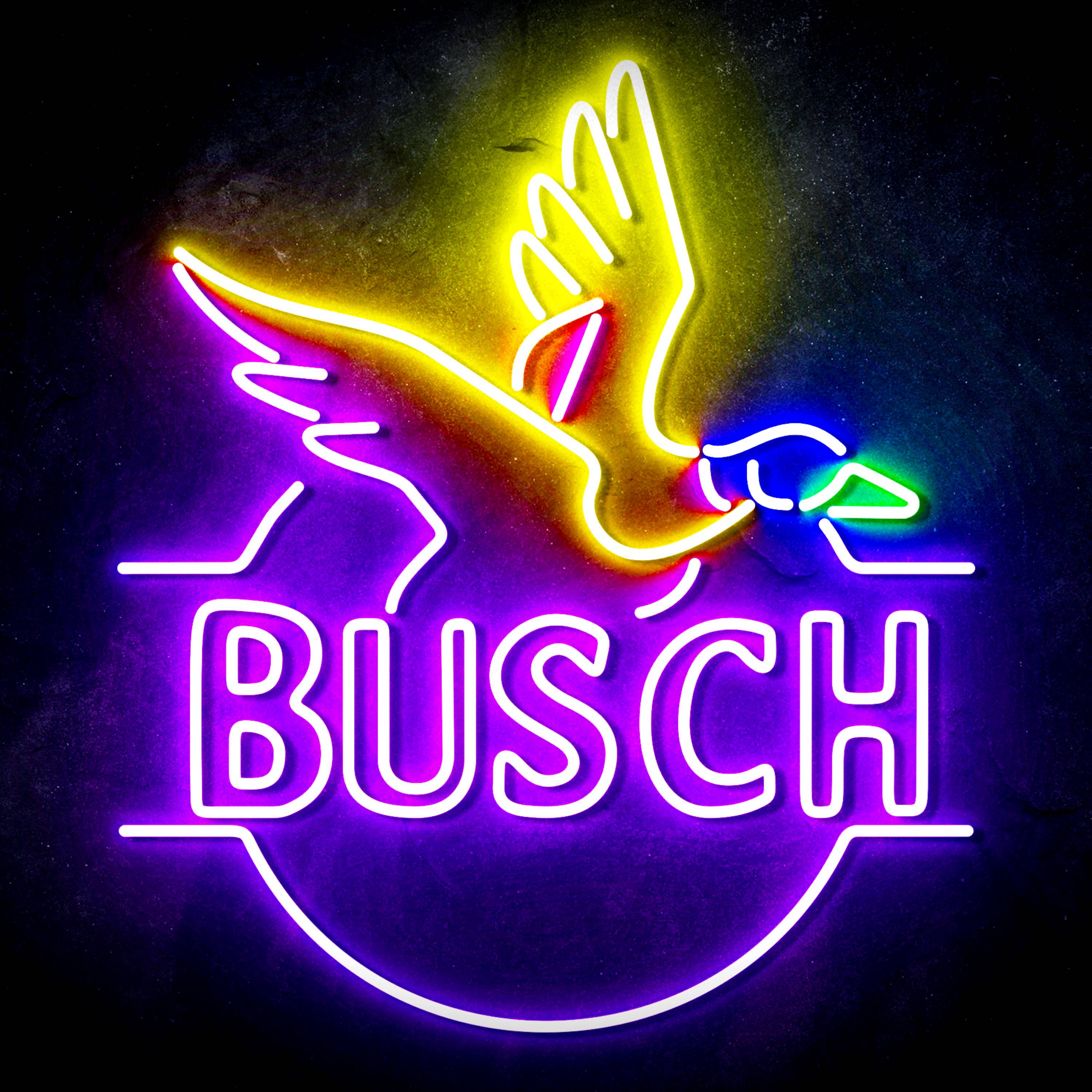 Busch with Bird Flex Neon-like LED Sign