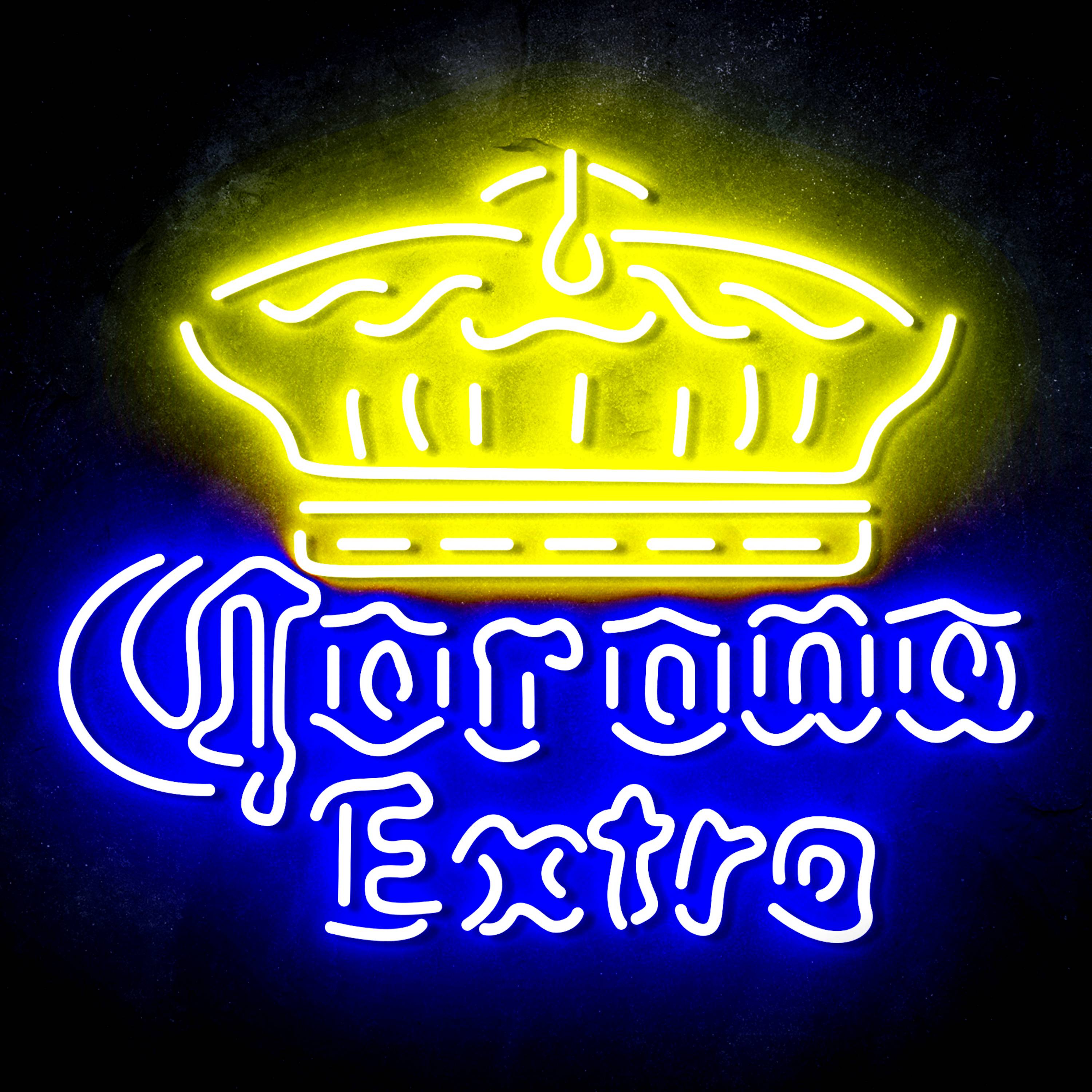 Corona Extra with Crown Flex Neon-like LED Sign