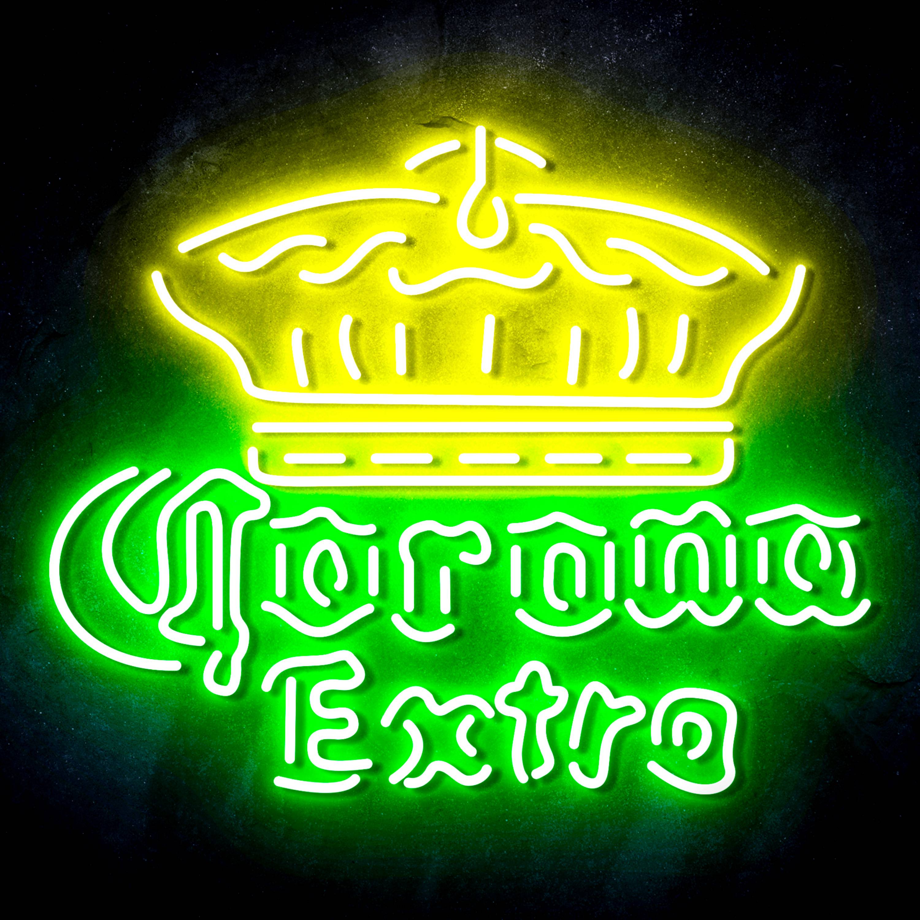 Corona Extra with Crown Flex Neon-like LED Sign