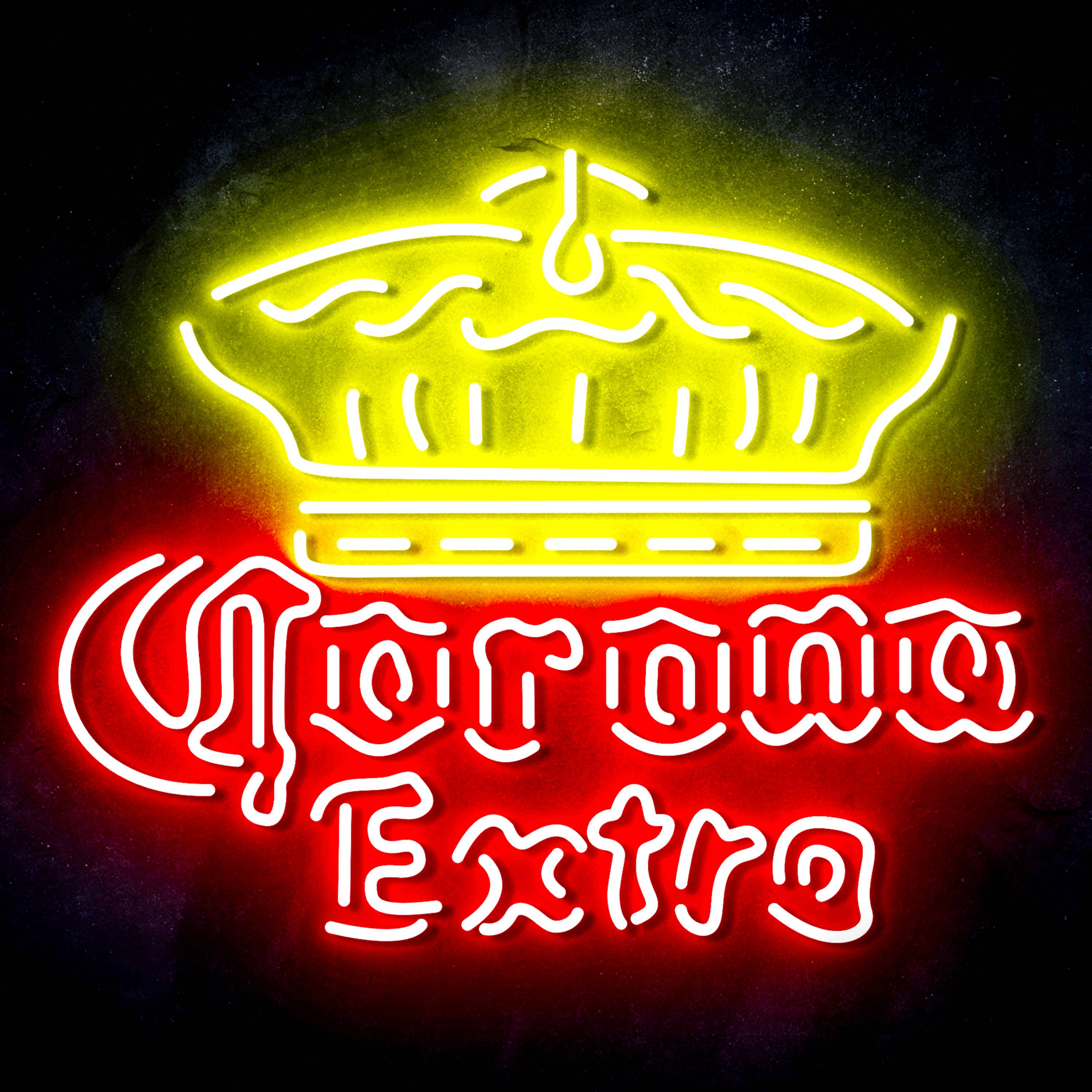 Corona Extra with Crown Flex Neon-like LED Sign