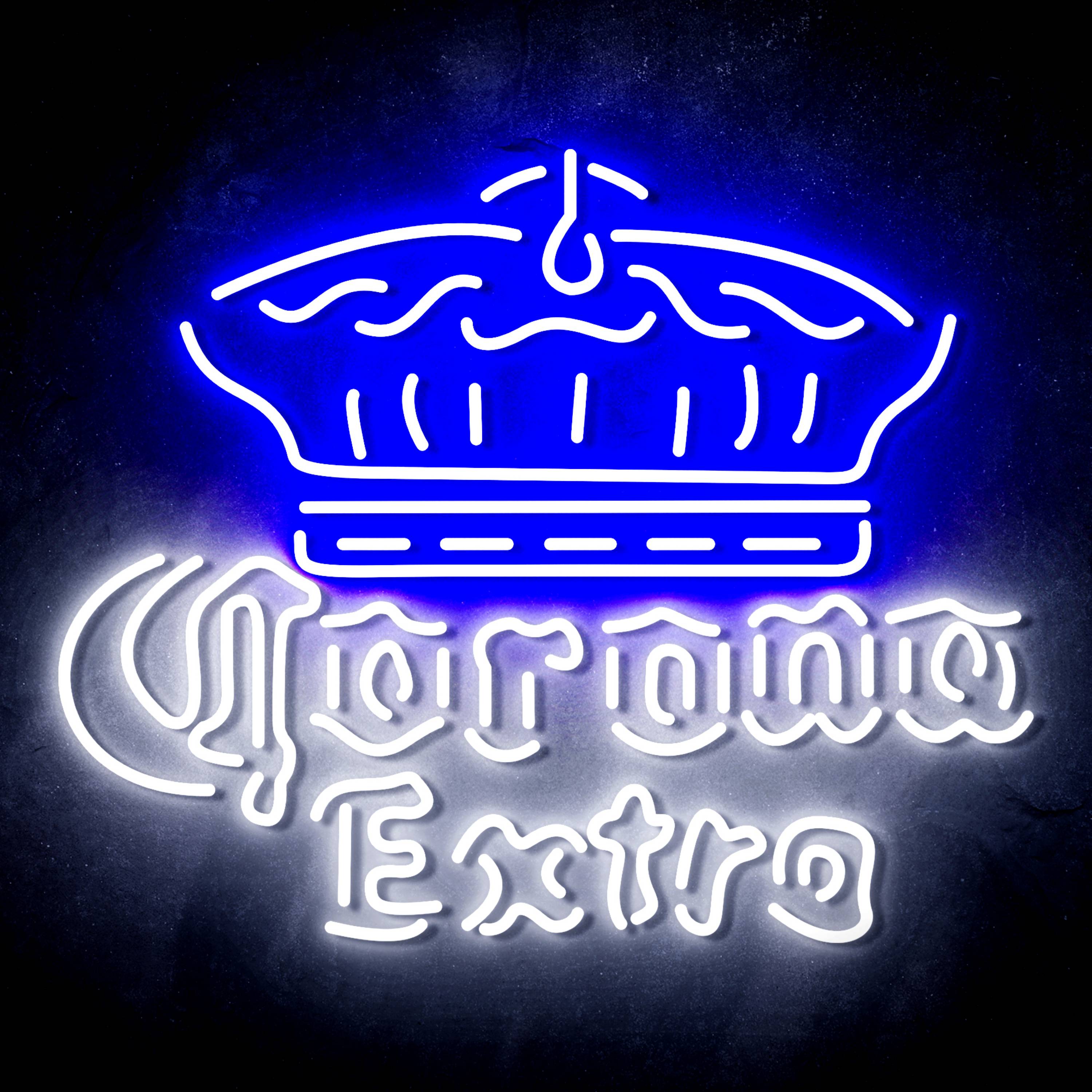 Corona Extra with Crown Flex Neon-like LED Sign