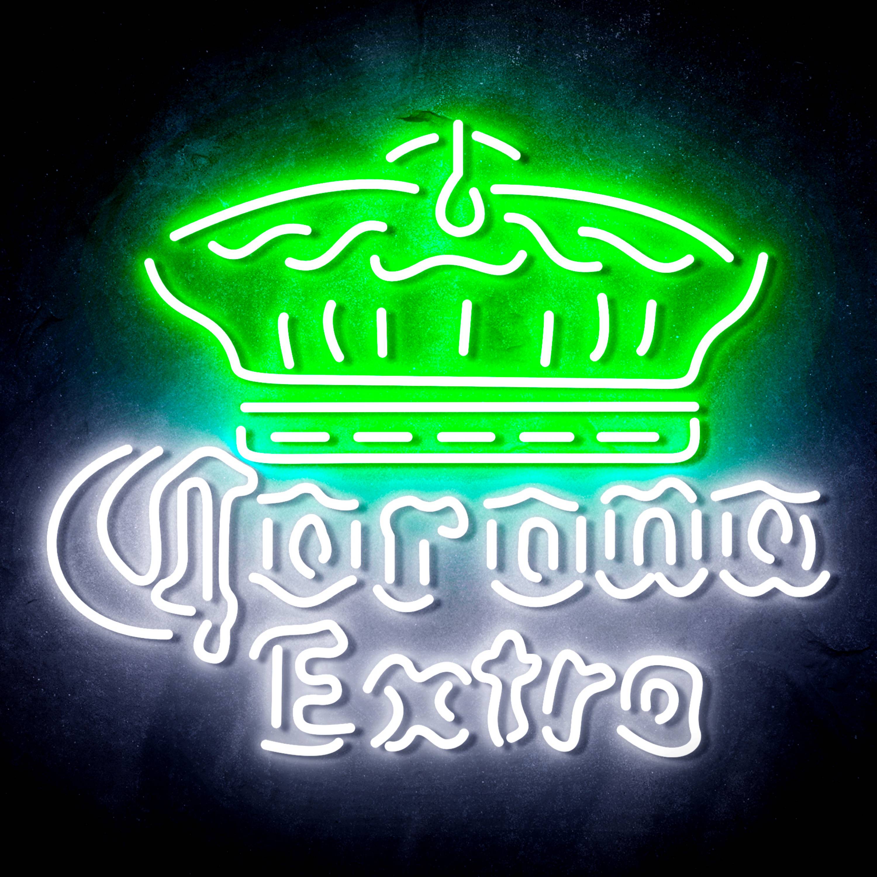 Corona Extra with Crown Flex Neon-like LED Sign