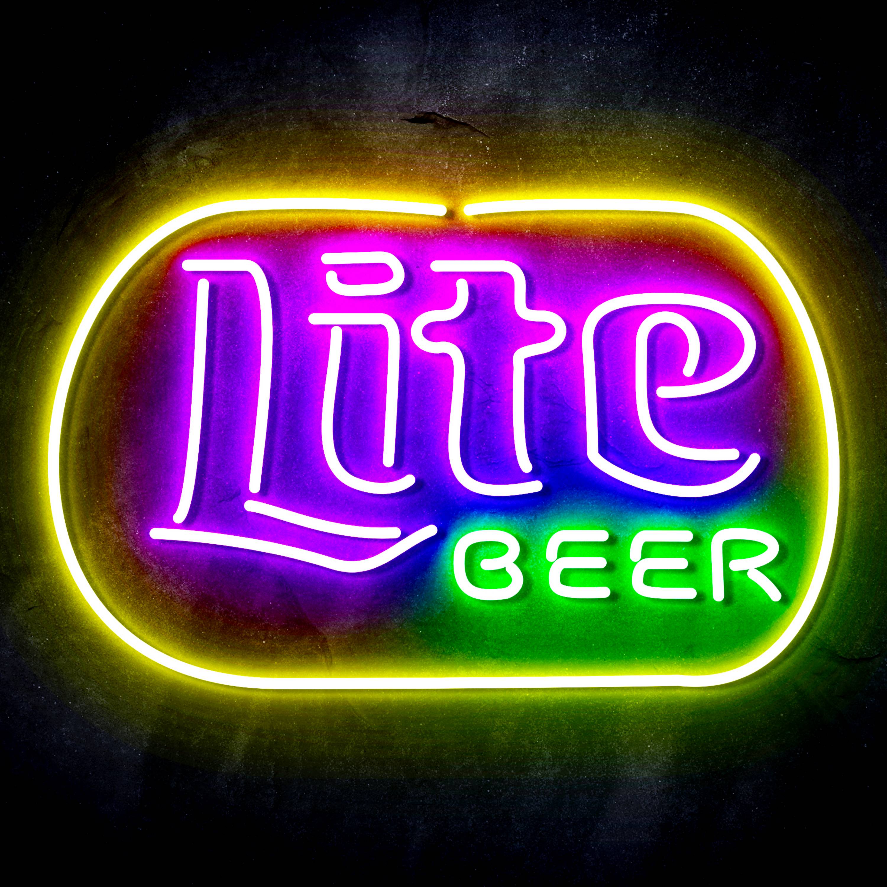 Miller Lite Beer Flex Neon-like LED Sign