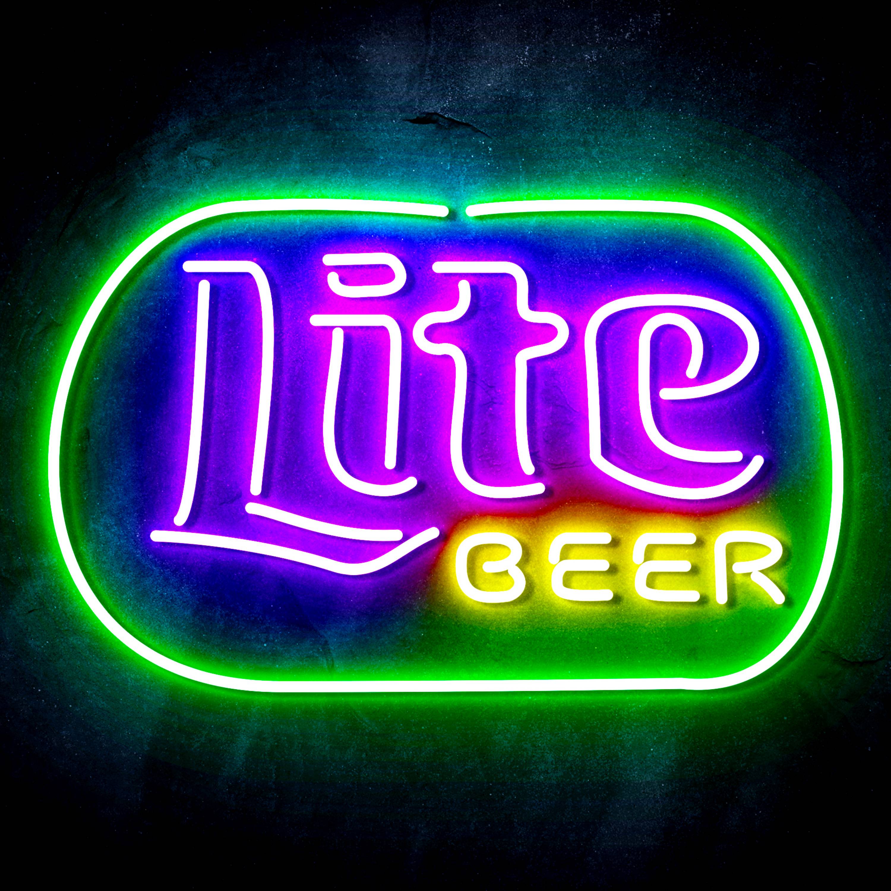 Miller Lite Beer Flex Neon-like LED Sign