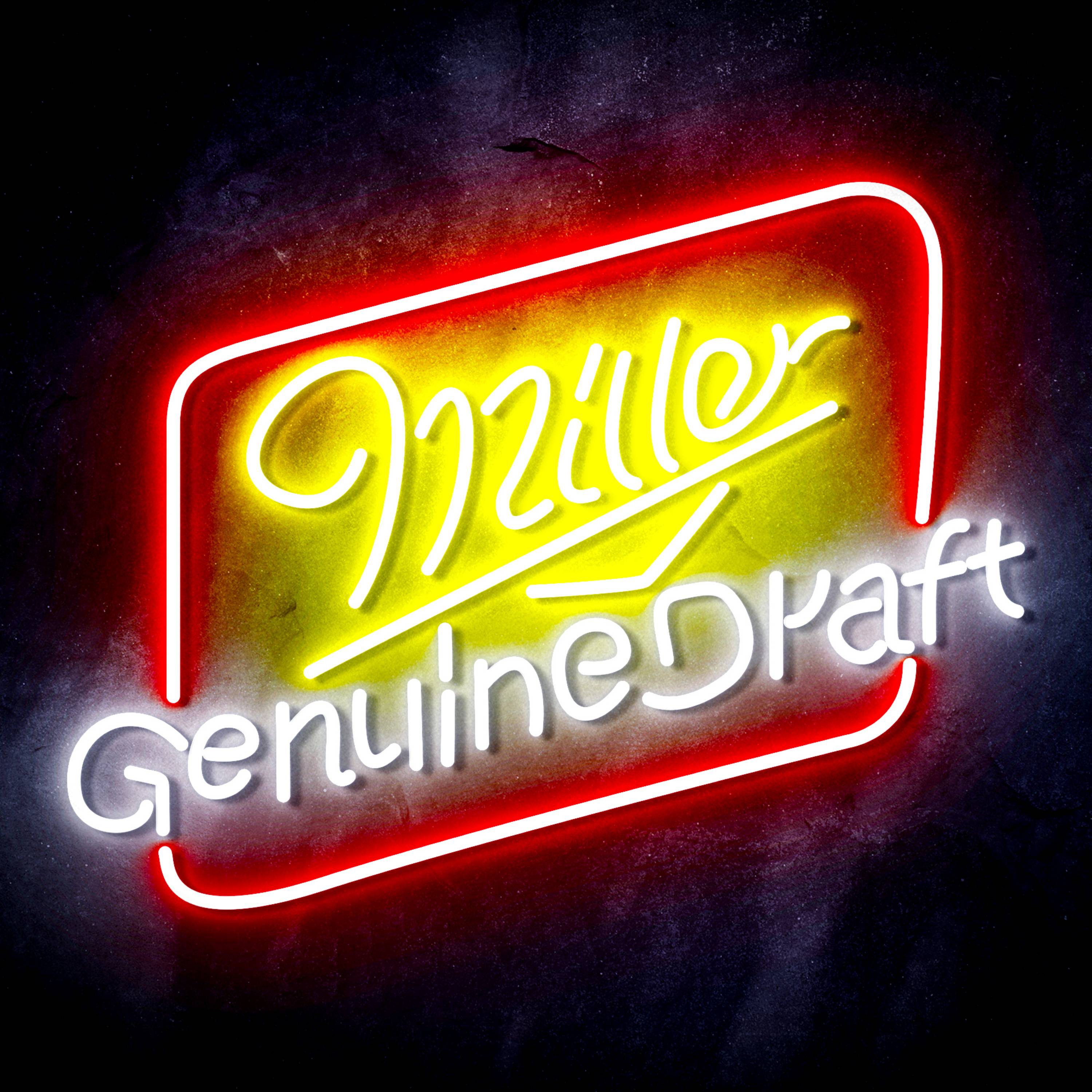 Miller Genuine Draft Flex Neon-like LED Sign