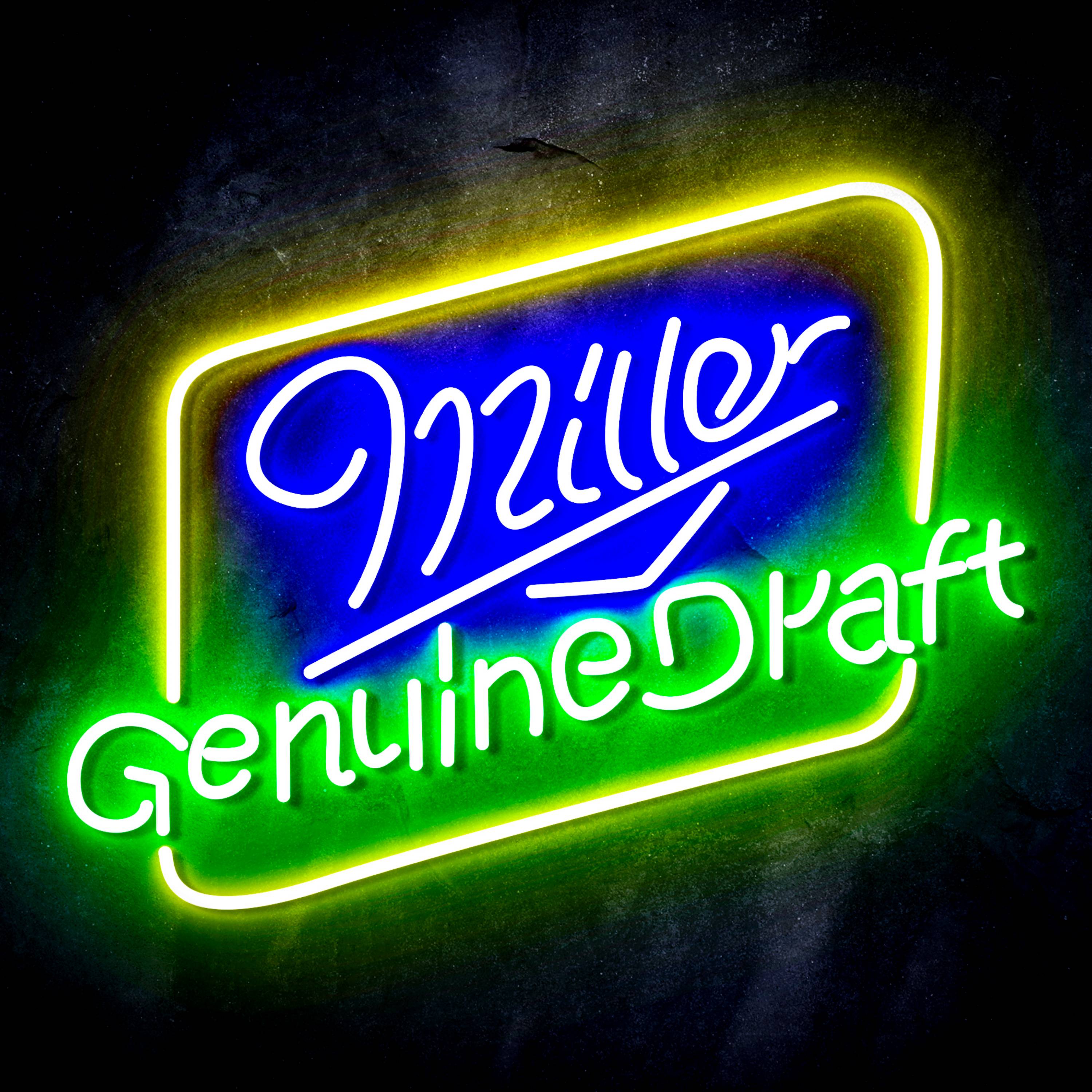 Miller Genuine Draft Flex Neon-like LED Sign