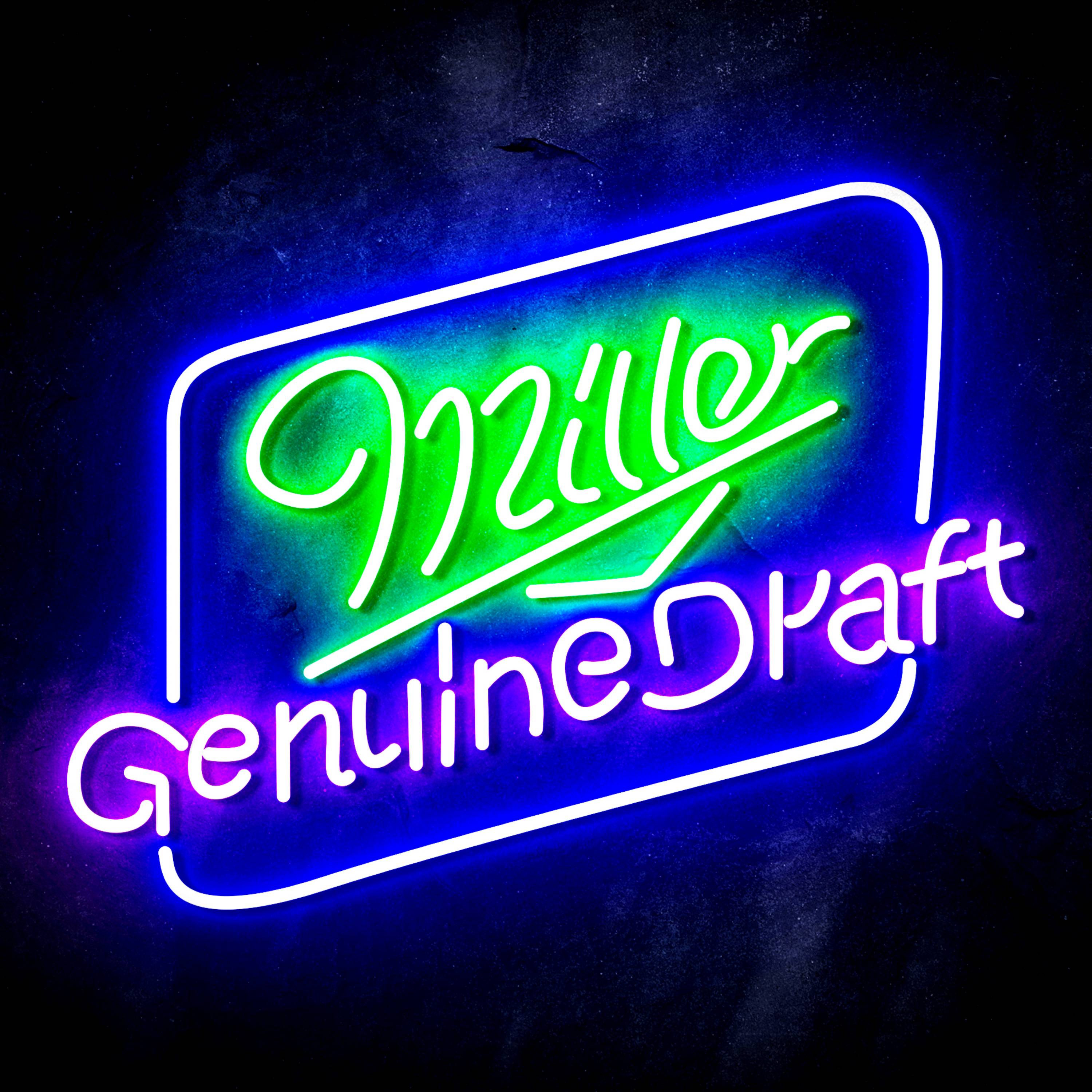 Miller Genuine Draft Flex Neon-like LED Sign