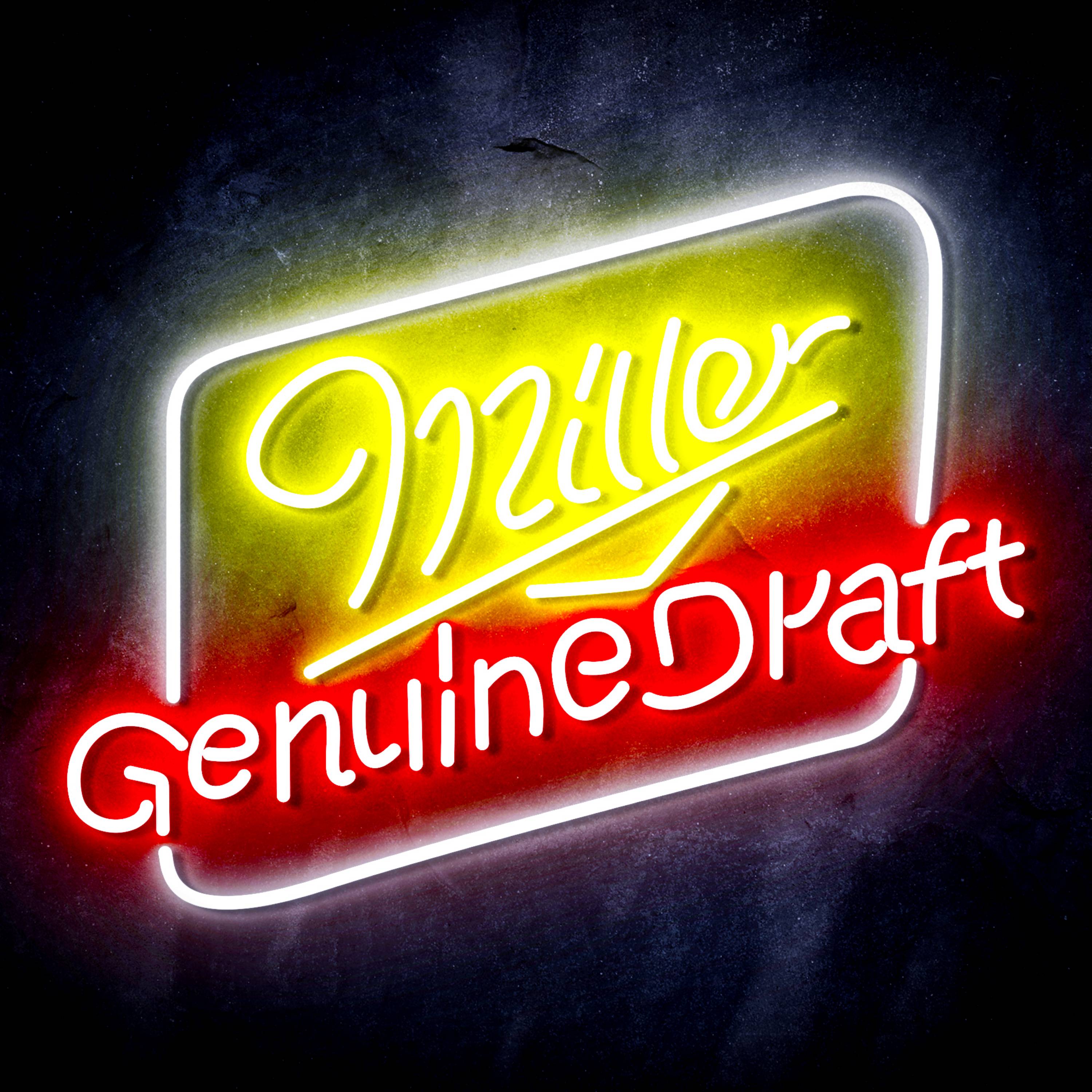 Miller Genuine Draft Flex Neon-like LED Sign