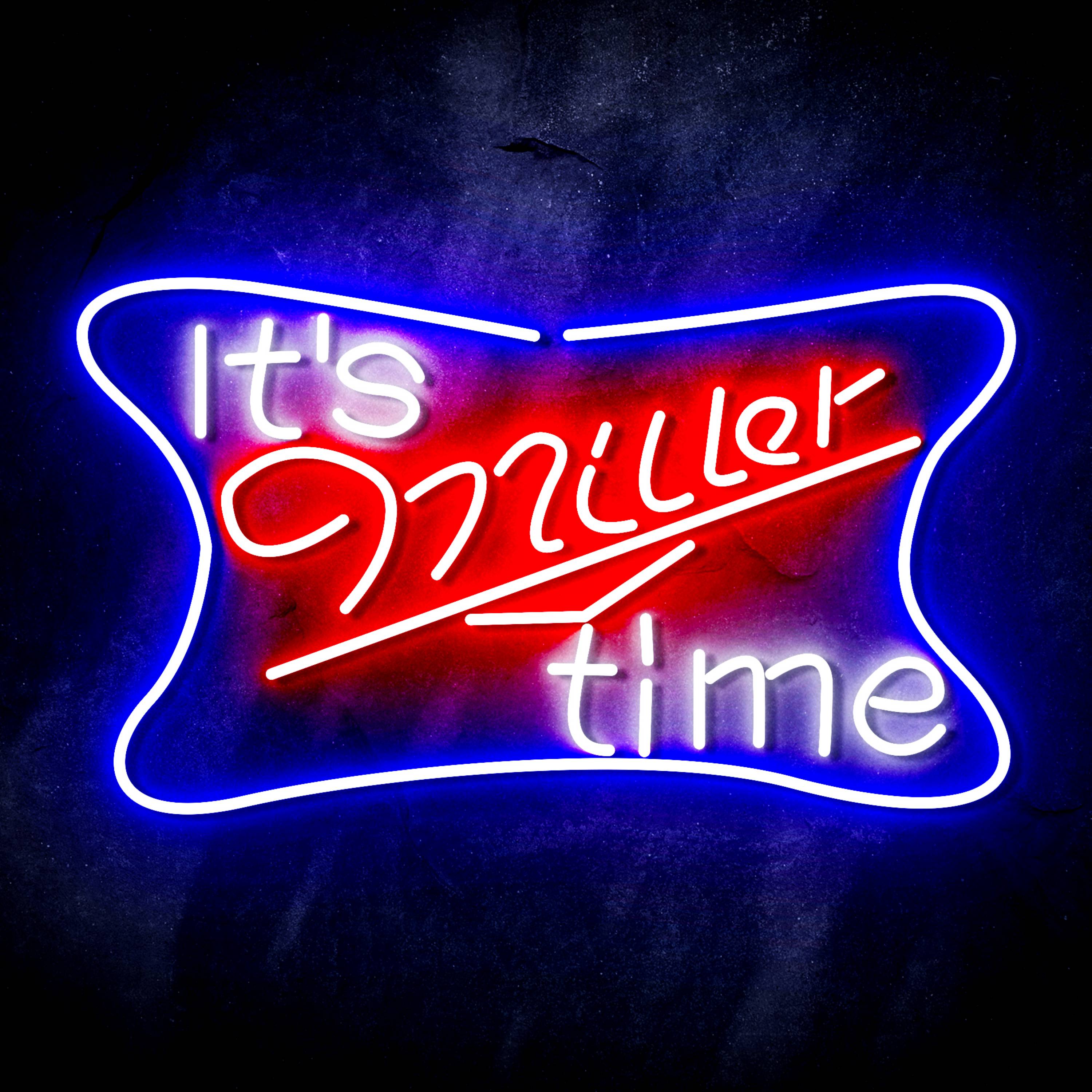 It's Miller time Flex Neon-like LED Sign